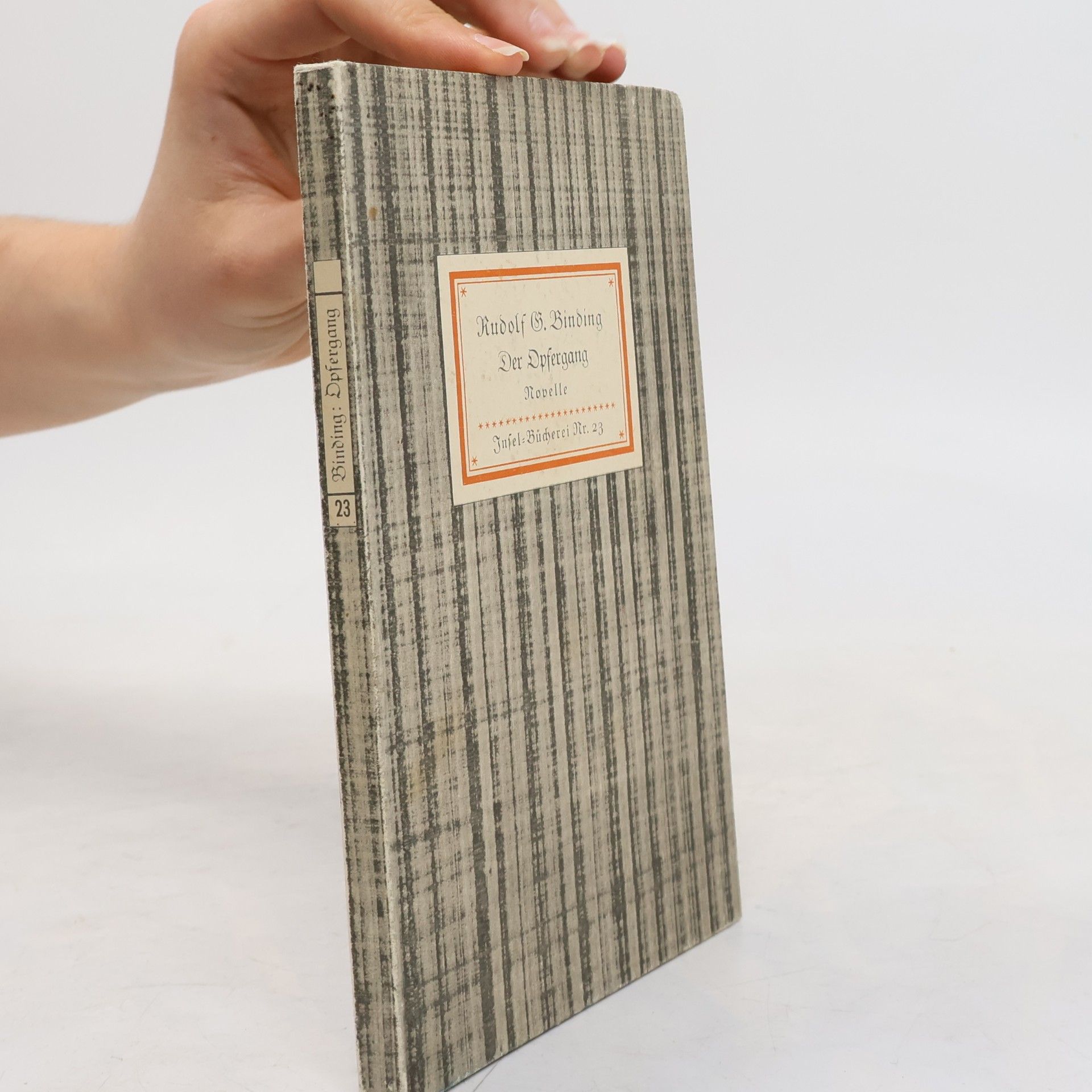 Rudolf G. Binding Der Opfergang