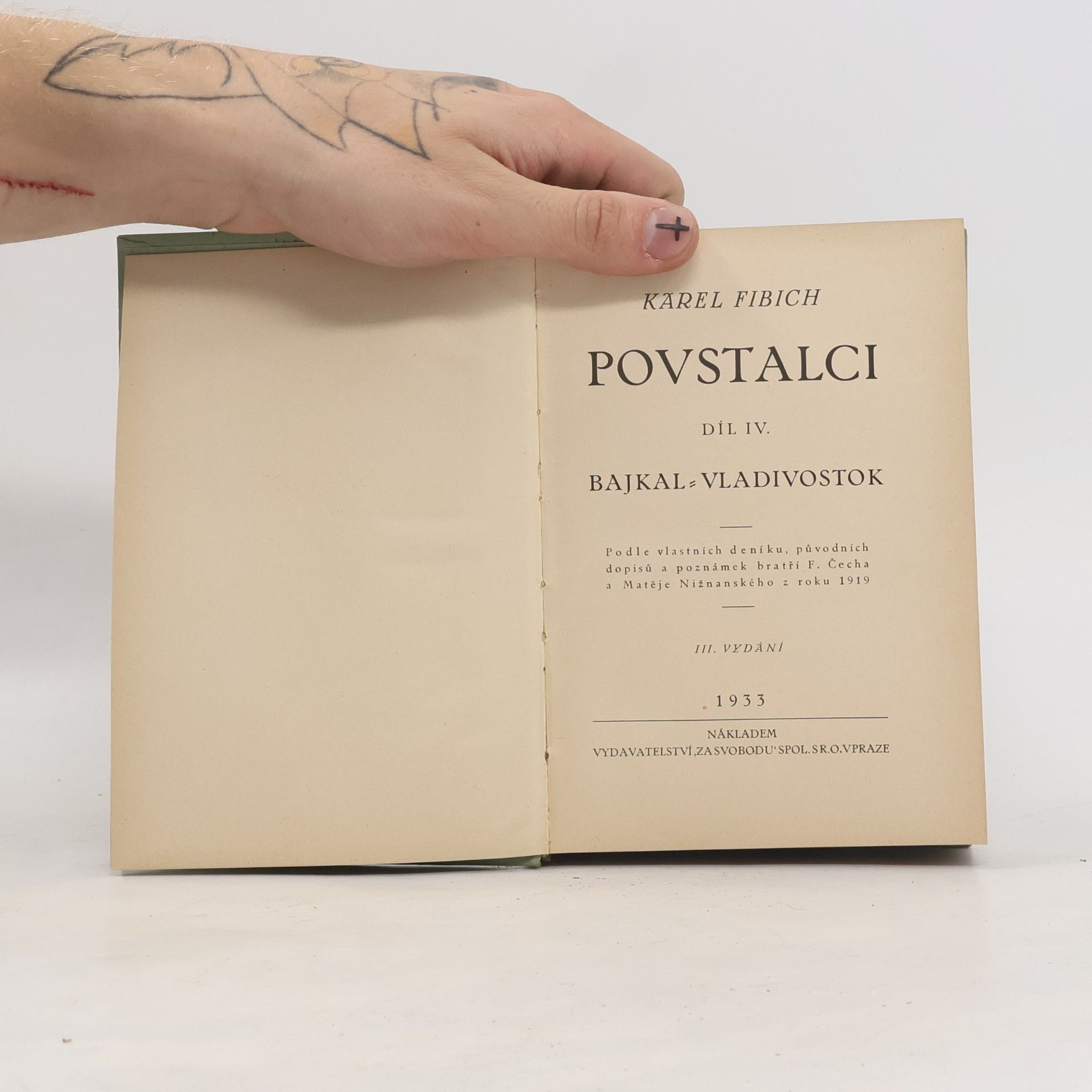 Karel Fibich Povstalci. Díl IV. Bajkal - Vladivostok