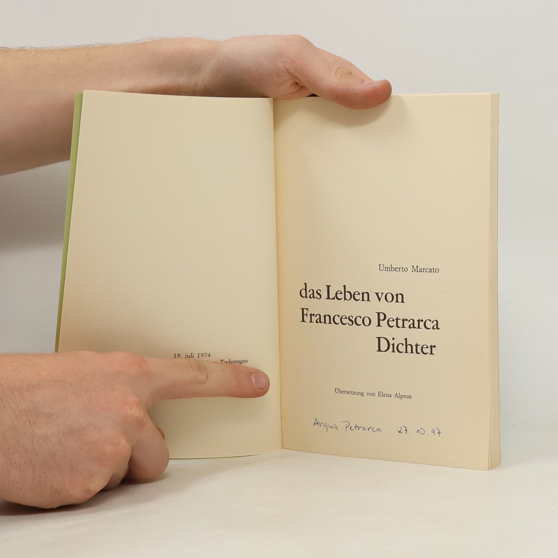 Umberto Marcato Das Leben von Francesco Petrarca : Dichter