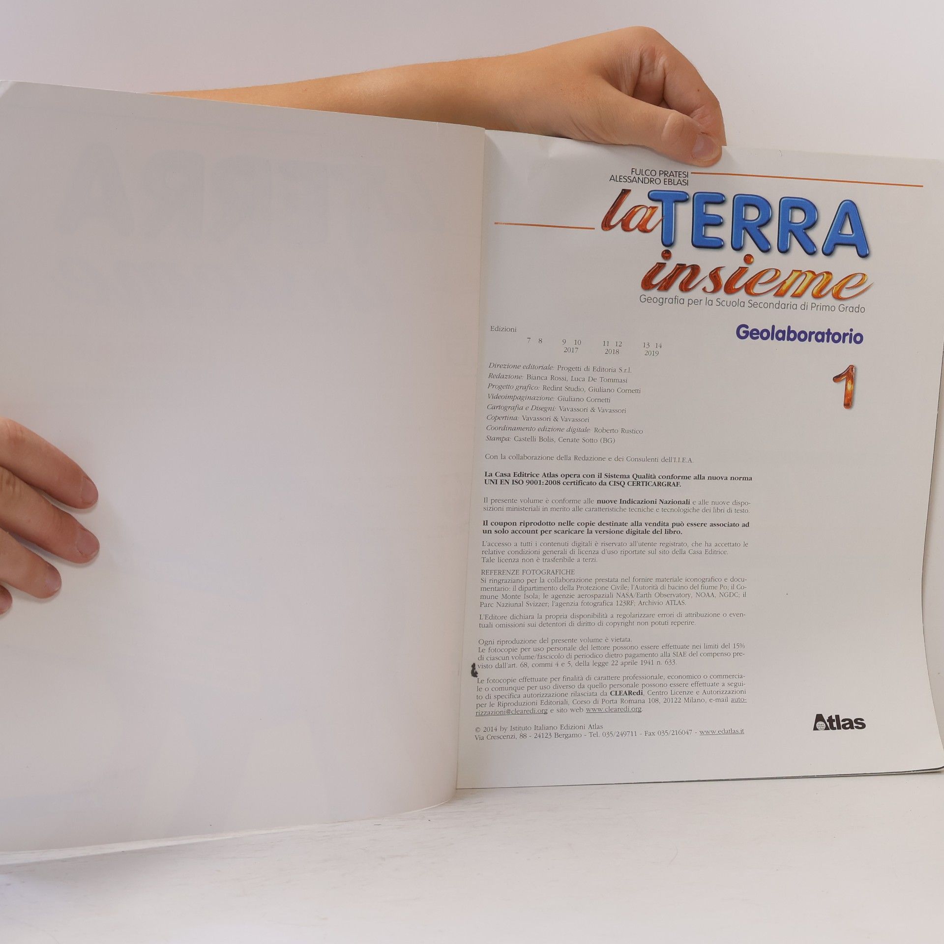 Fulco Pratesi La terra insieme: Geografia per la Scuola Secondaria di Primo Grado