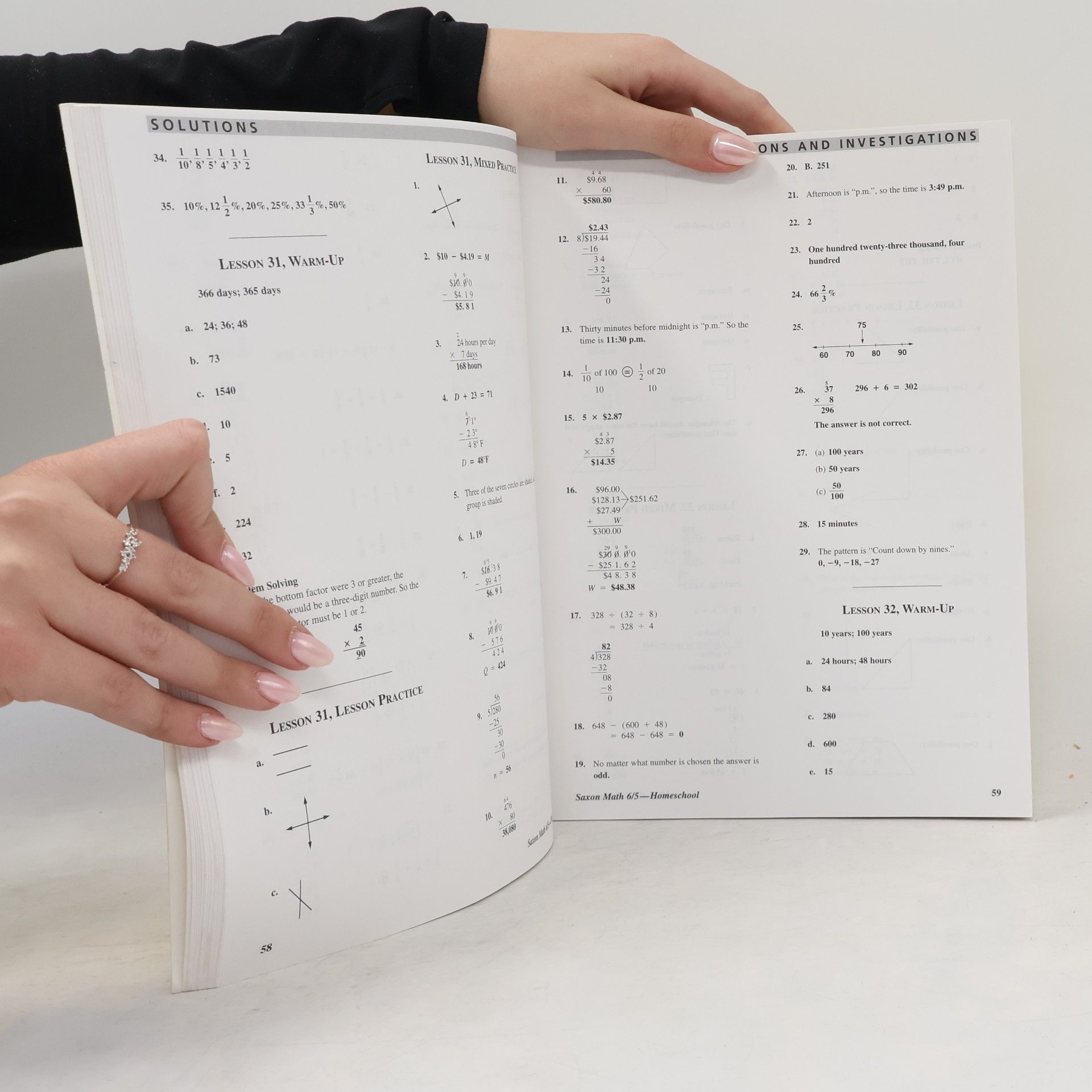 Stephen Hake Saxon Math 6/5