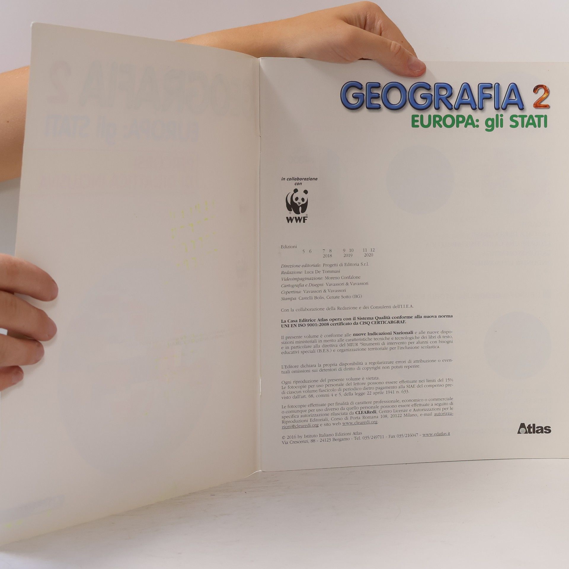 Kolektív autorov Geografia 2. Europa: gli Stati