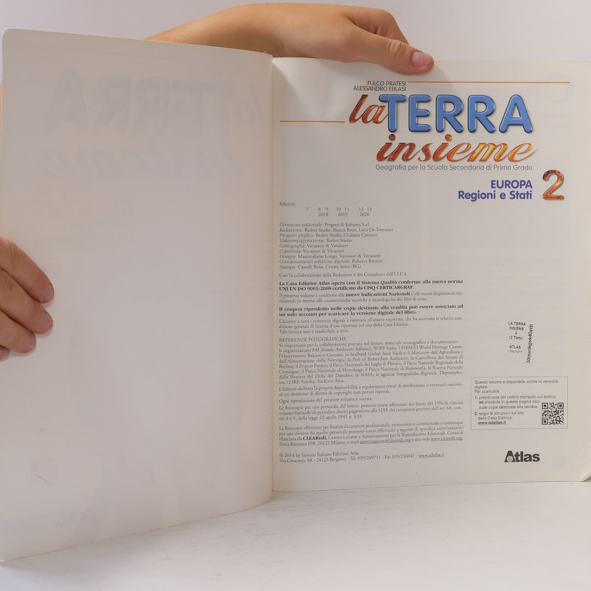 Fulco Pratesi La terra insieme. Ediz. plus. Per le scuole superiori. Con e-book. Con espansione online. Europa