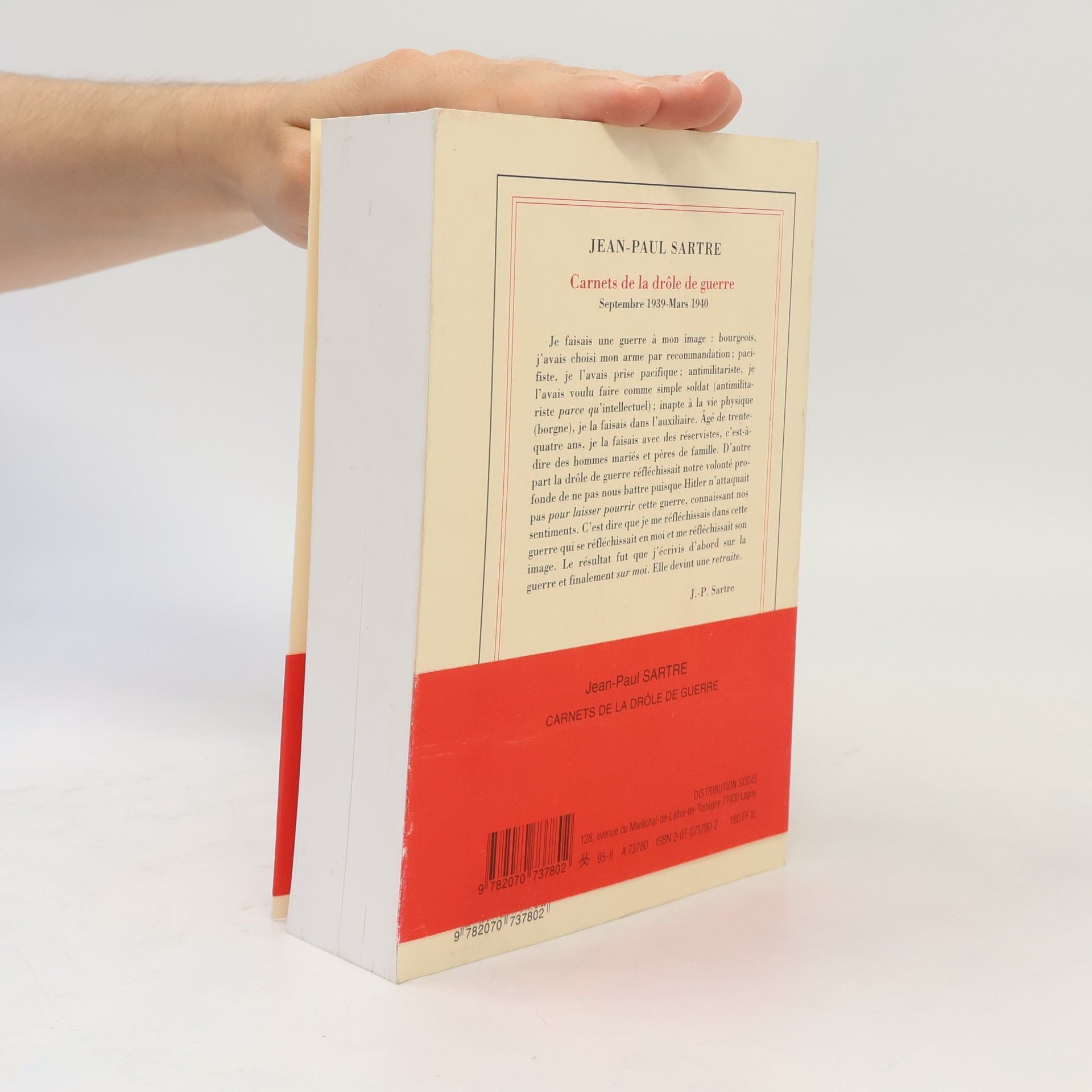 Jean-Paul Sartre Carnets de la drôle de guerre