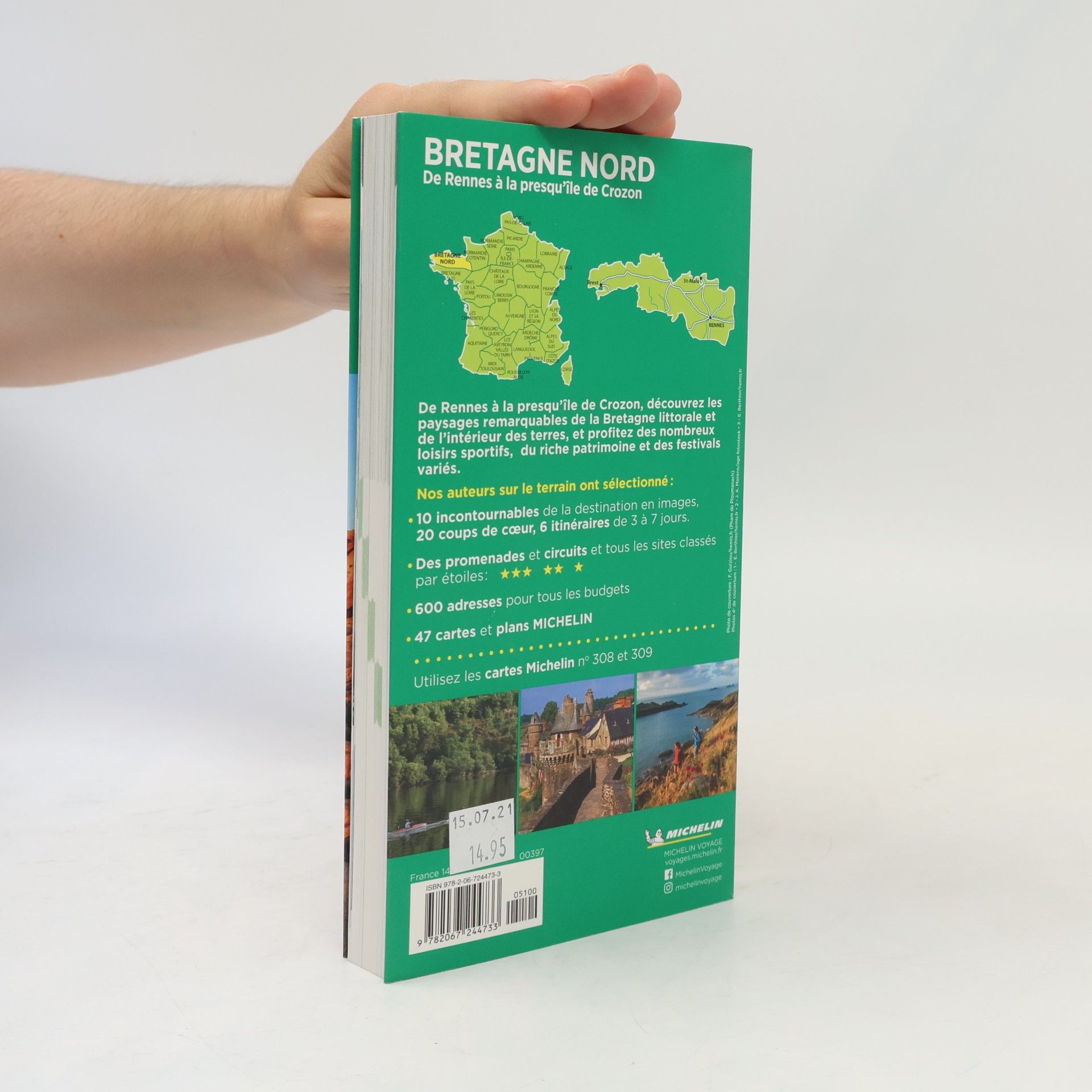 Michelin Editions Michelin Le Guide Vert Bretagne Nord