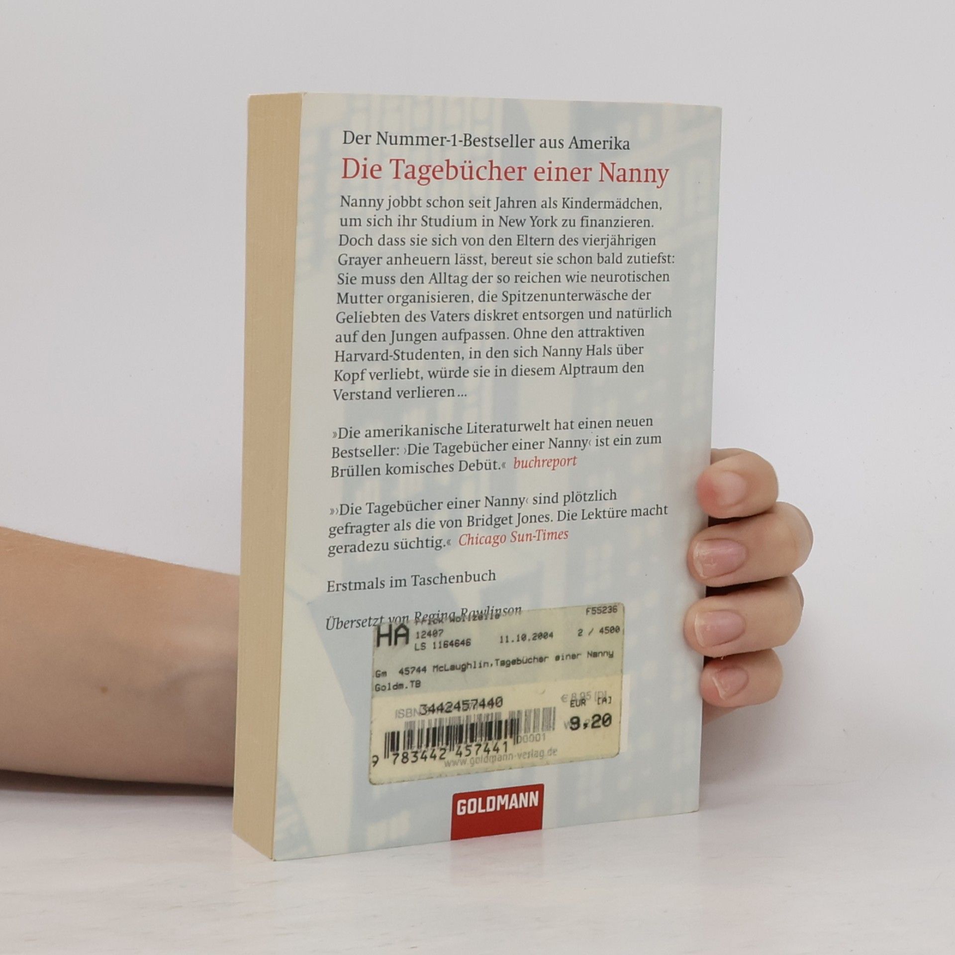 Emma McLaughlin Die Tagebücher einer Nanny