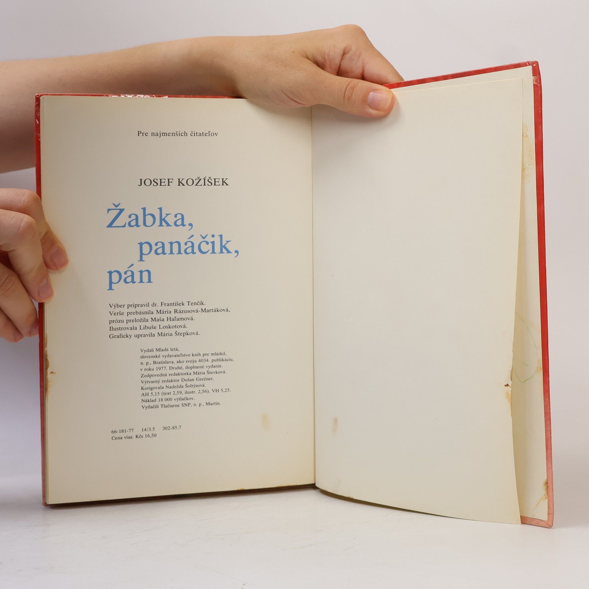 Josef Kožíšek Žabka, panáčik, pán