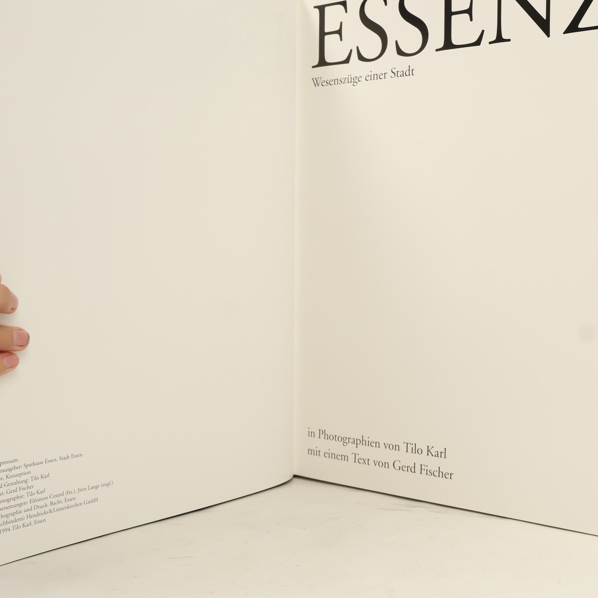 Gerd Fischer Essenz. Wesenszüge einer Stadt