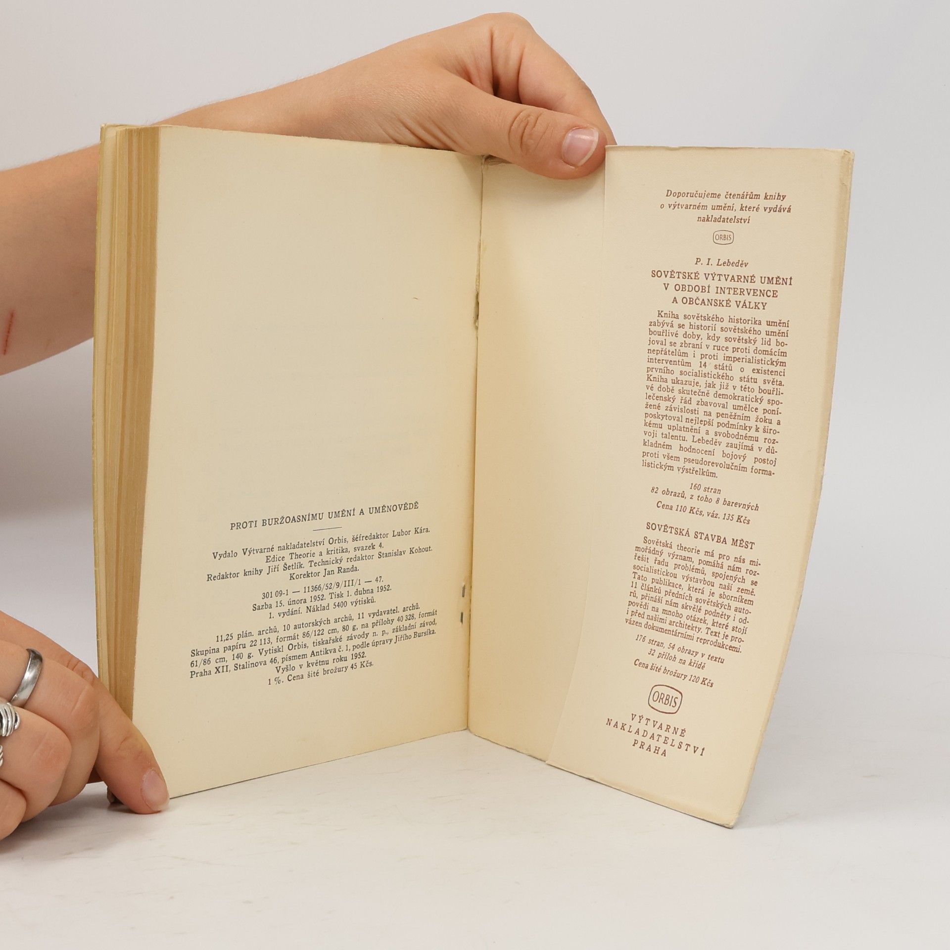 Various authors Proti buržoasnímu umění a uměnovědě