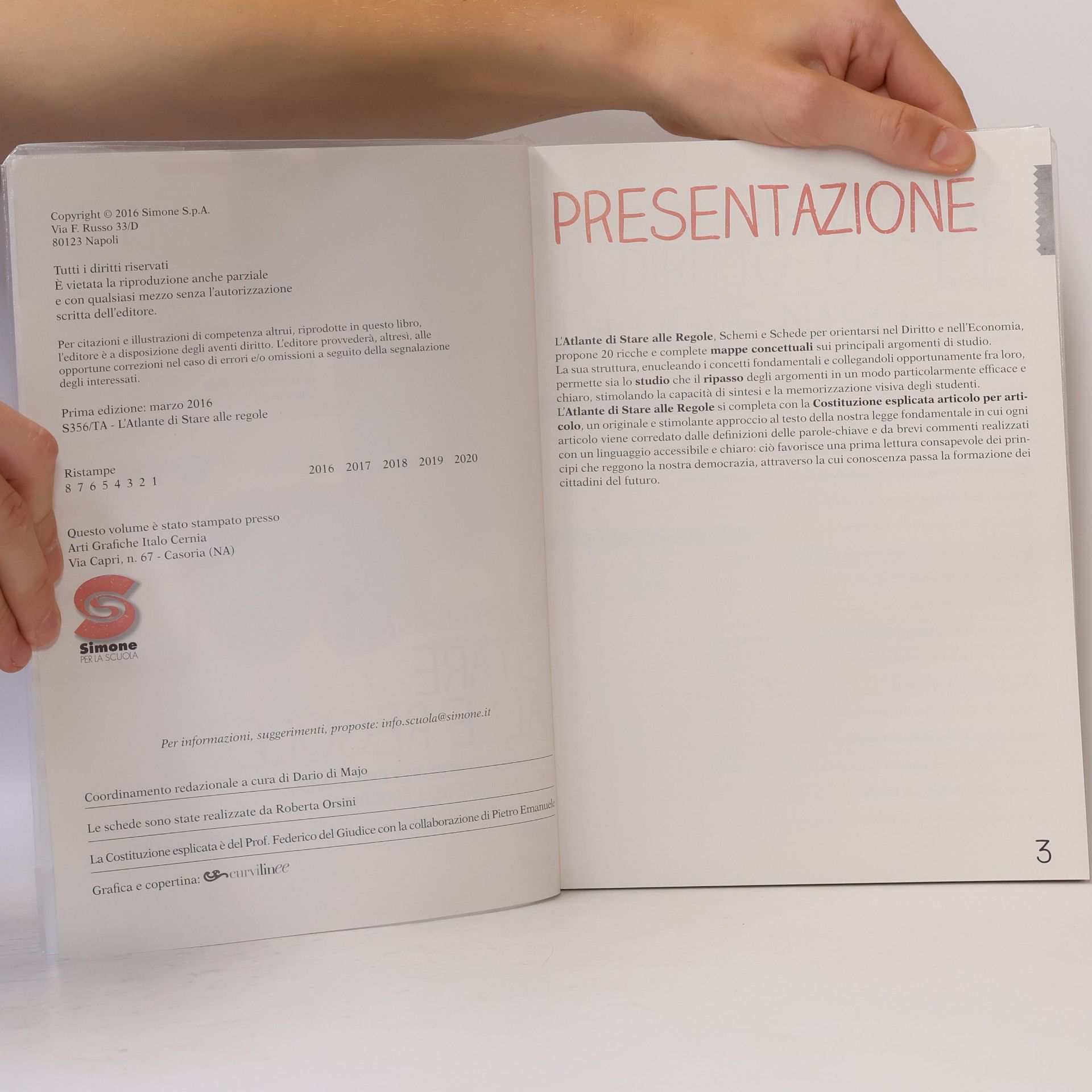 Redazione giuridica Simone per la Scuola Nuovo Stare alle regole. Diritto ed economia per i bienni. Con Atlante di stare alle regole. Per le Scuole superiori. Con e-book. Con espansione online