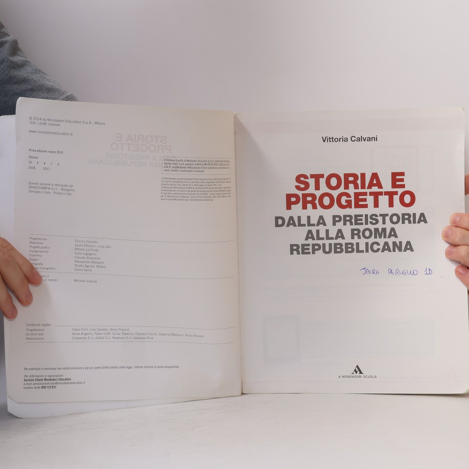 Vittoria Calvani Storia e Progetto 1
