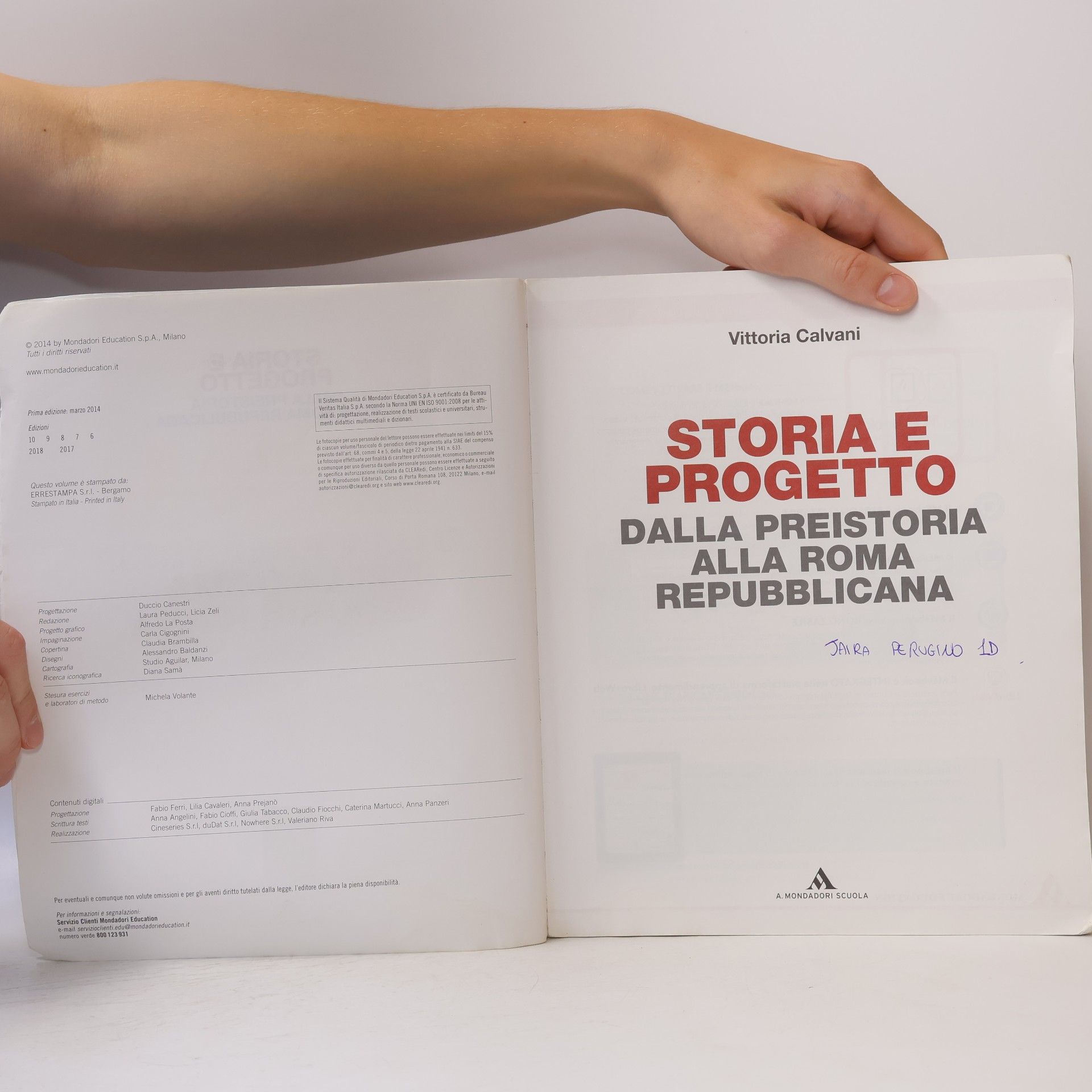 Vittoria Calvani Storia e Progetto 1