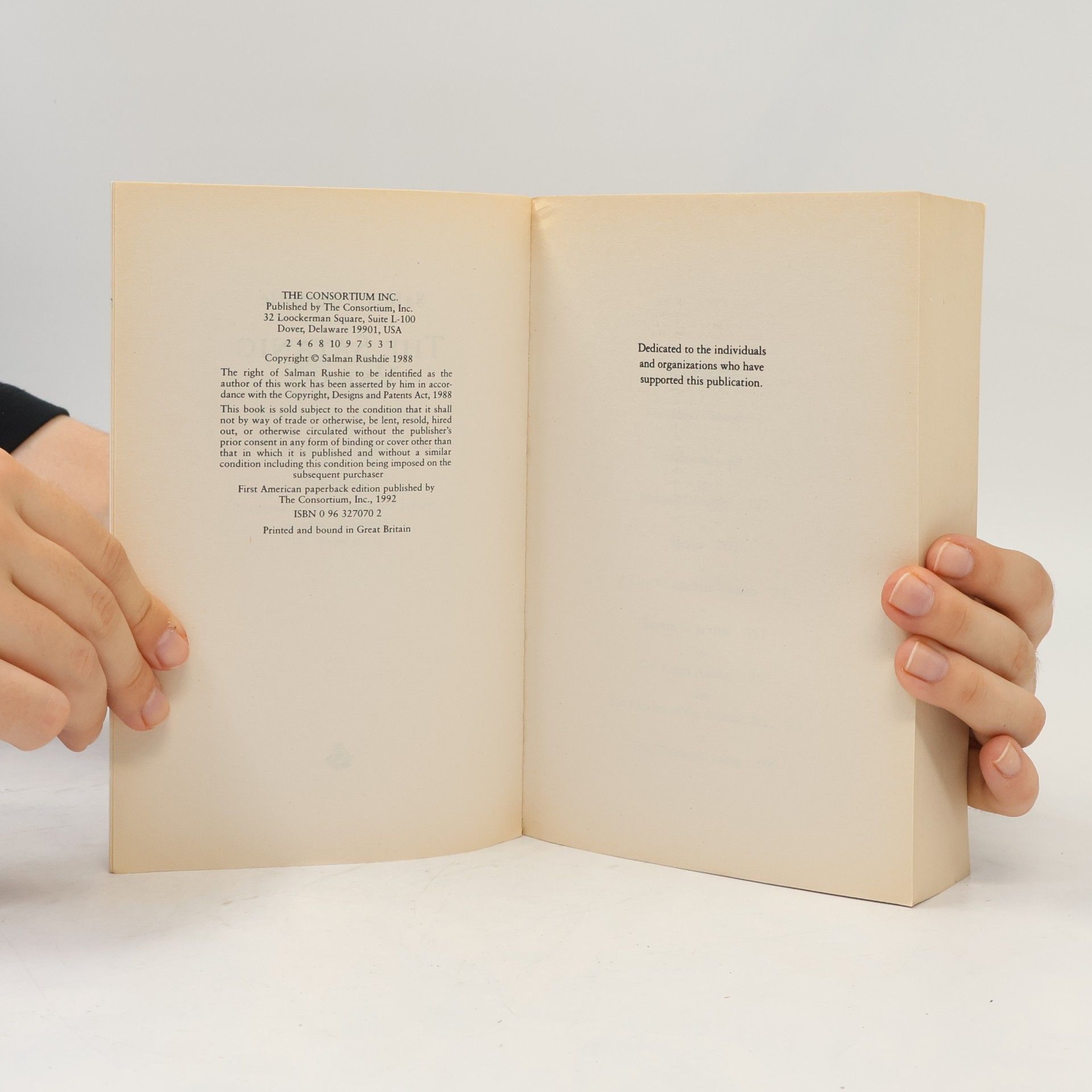 Salman Rushdie The Satanic Verses