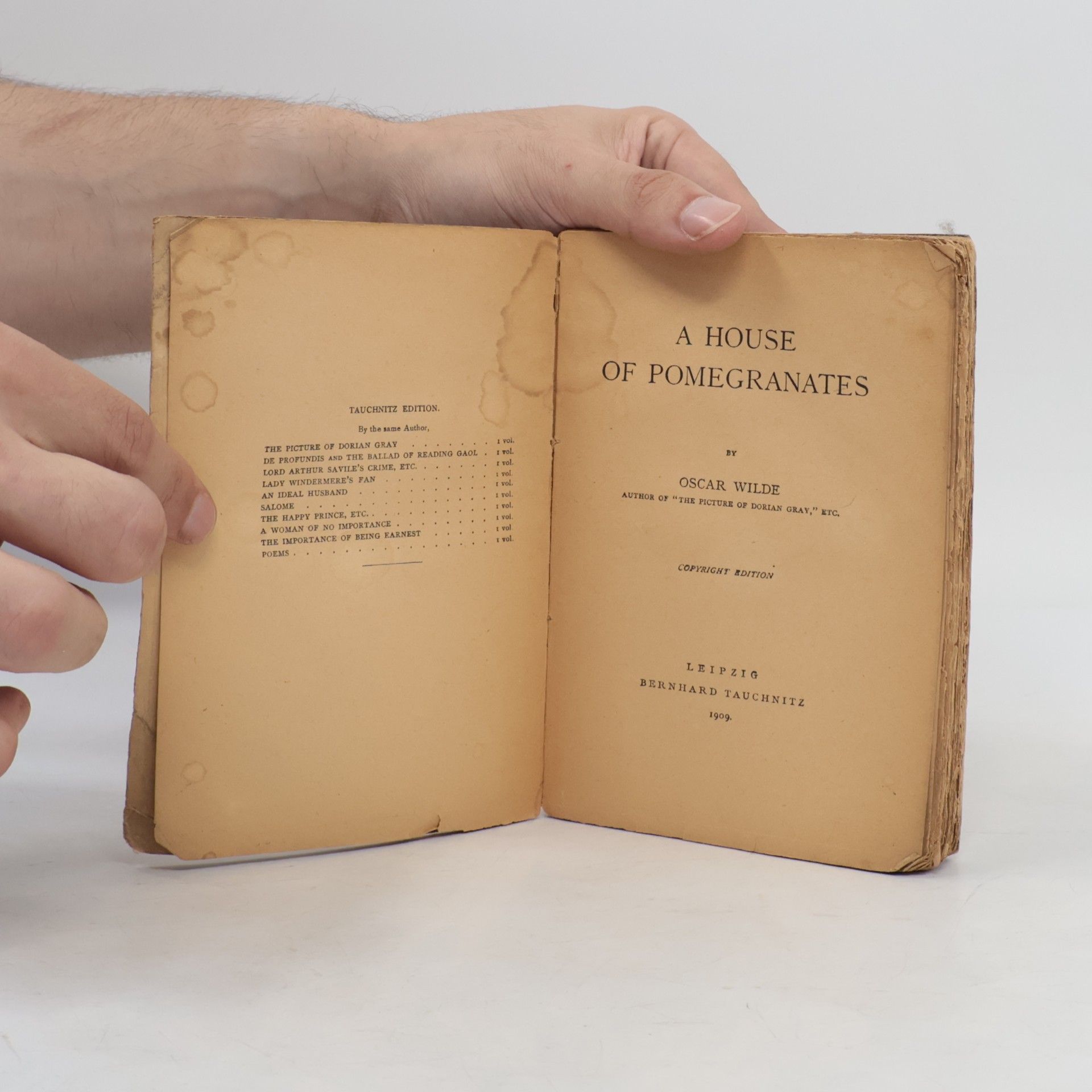 Oscar Wilde A House of Pomegranates