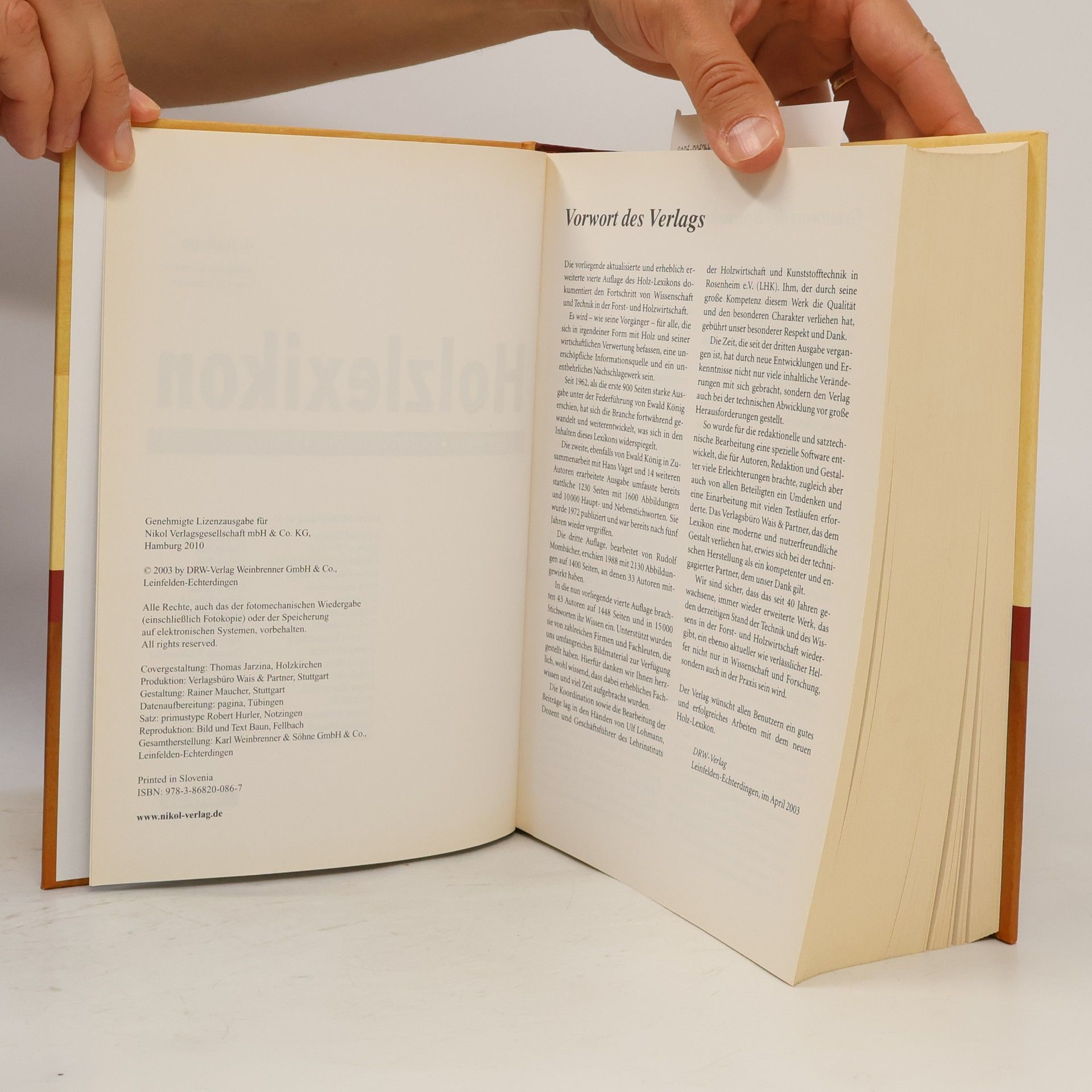 Ulf Lohmann Holzlexikon: 4. Auflage