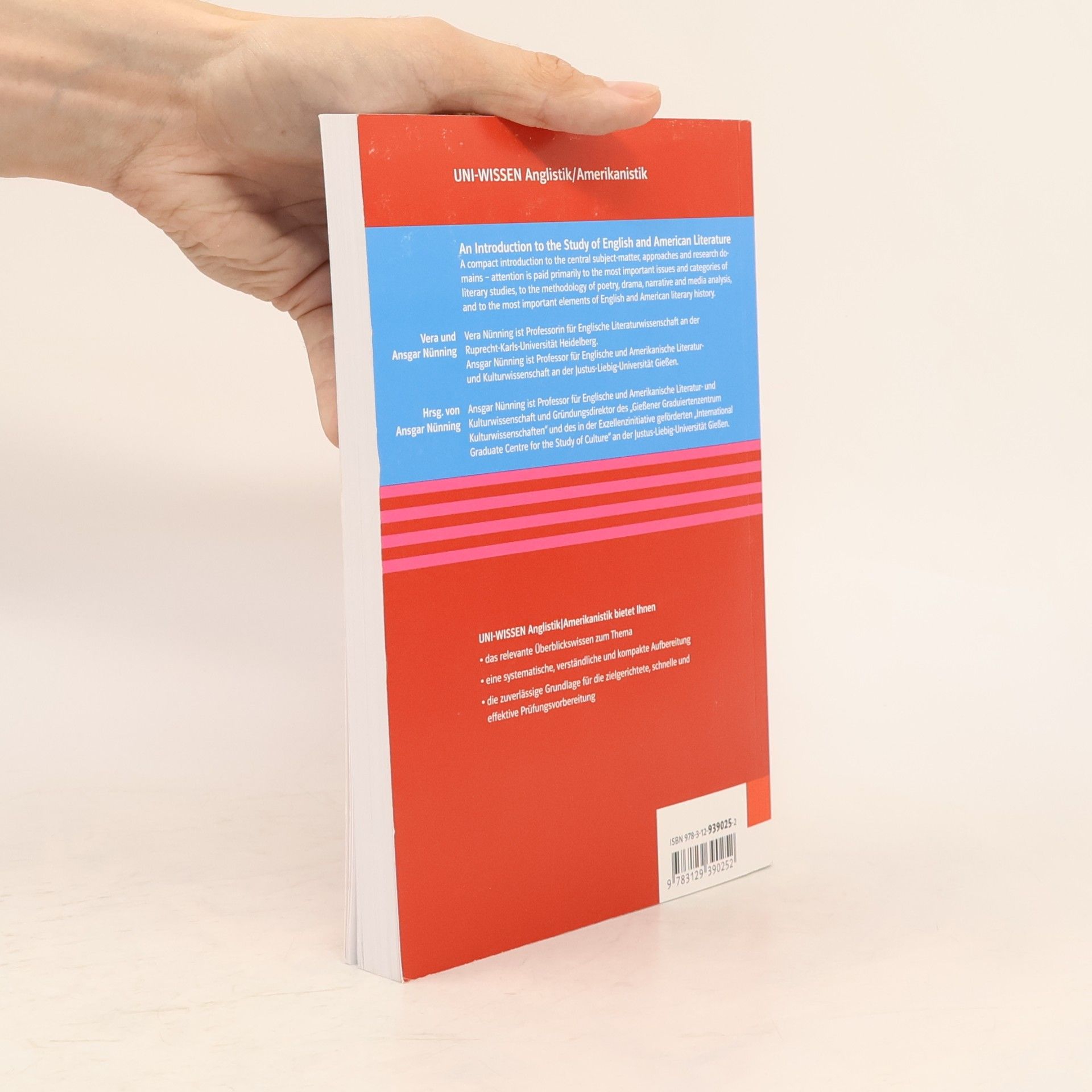 Vera Nünning An introduction to the study of English and American literature