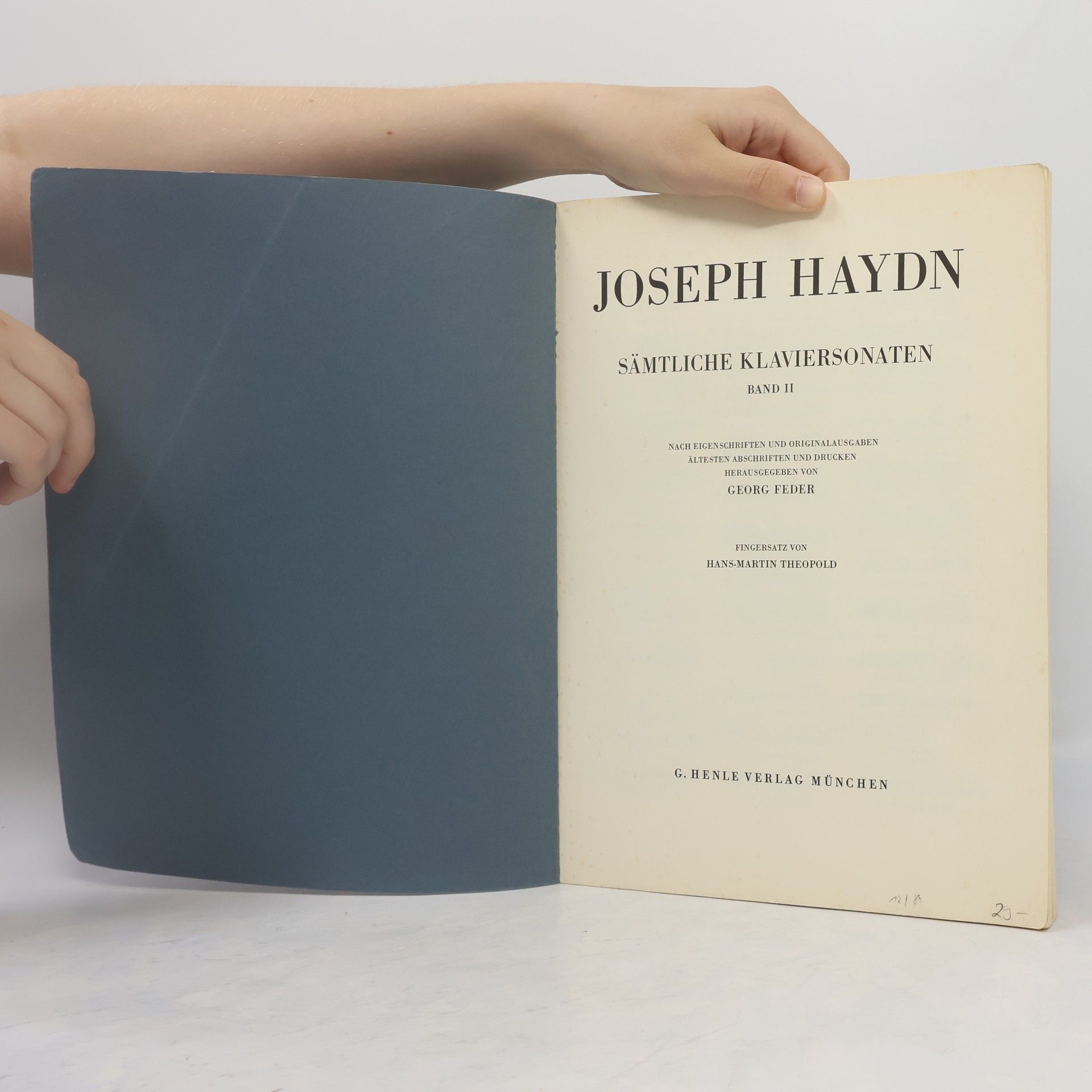 Joseph Haydn Sämtliche Klaviersonaten Band II