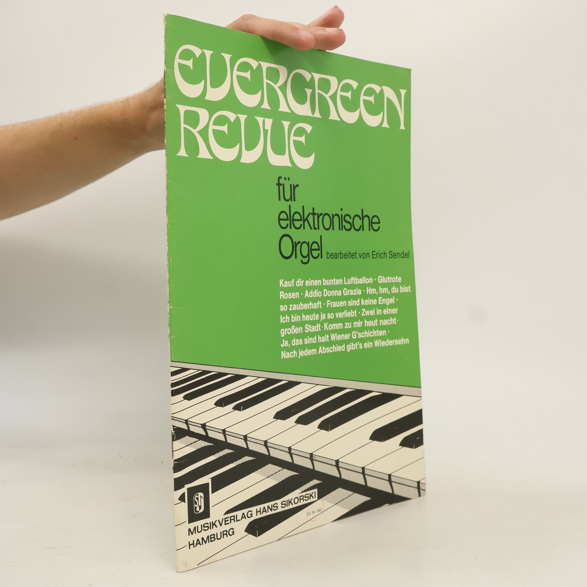 Erich Sendel Evergreen Revue für elektronische Orgel