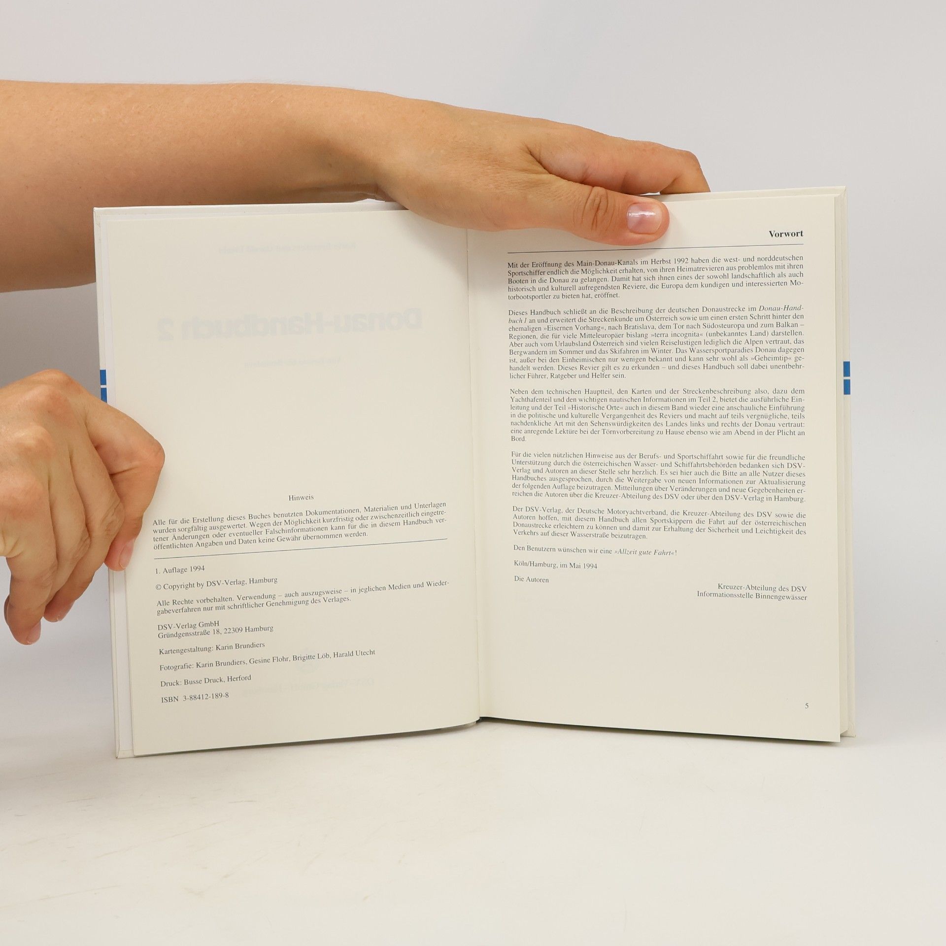 K. Brundiers Donau-Handbuch