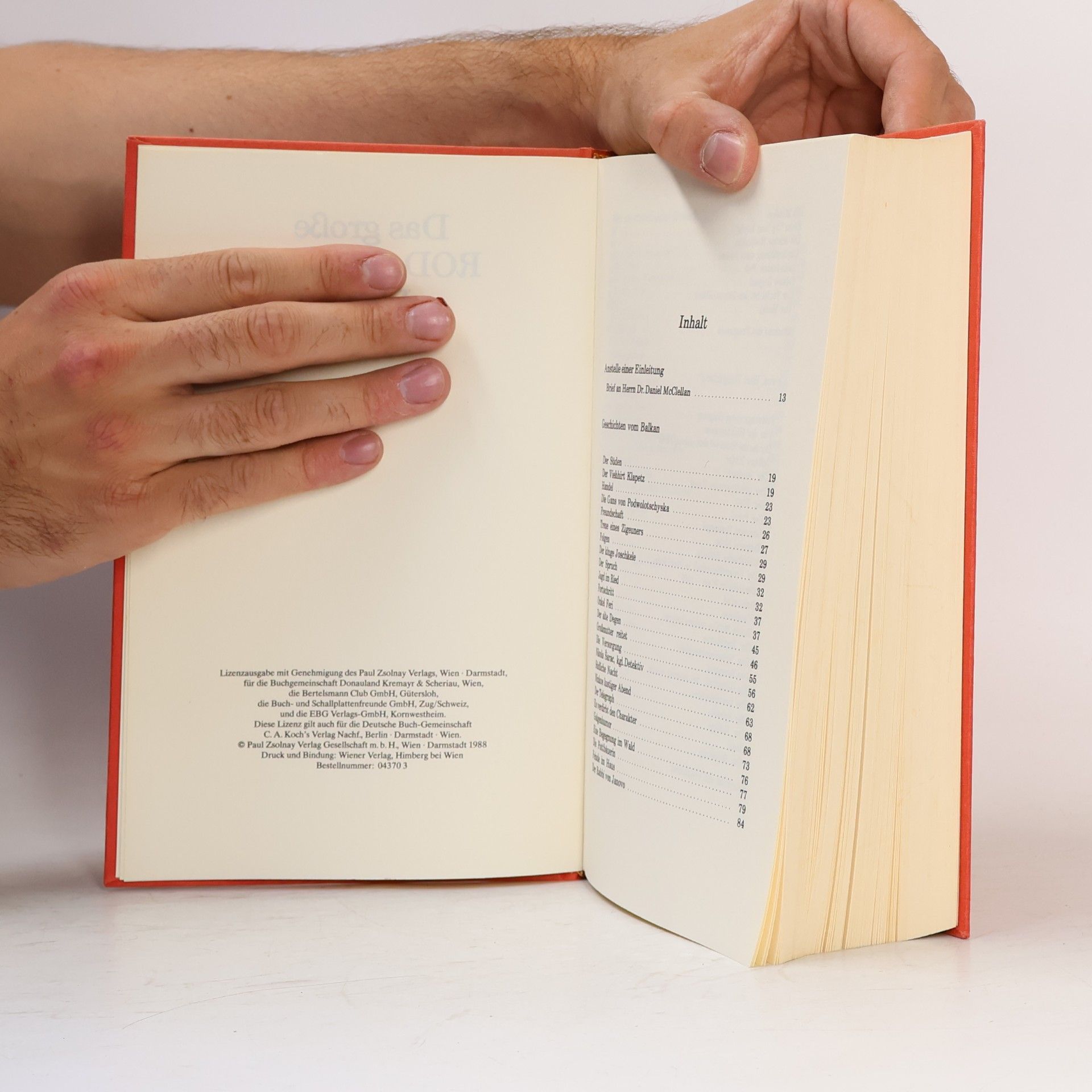 Alexander Friedrich Ladislaus Roda Roda Das grosse Roda Roda Buch