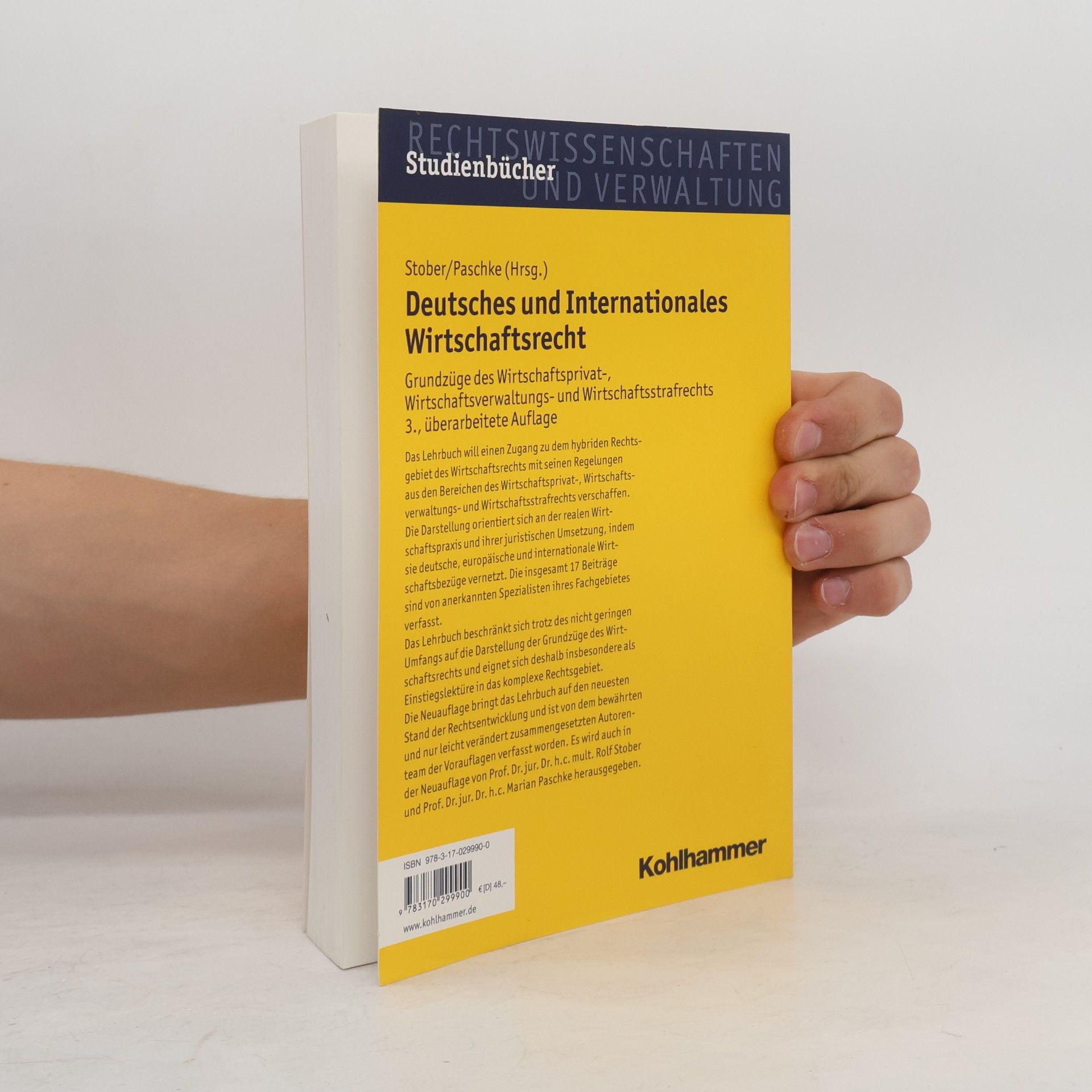 Marian Paschke Deutsches und internationales Wirtschaftsrecht