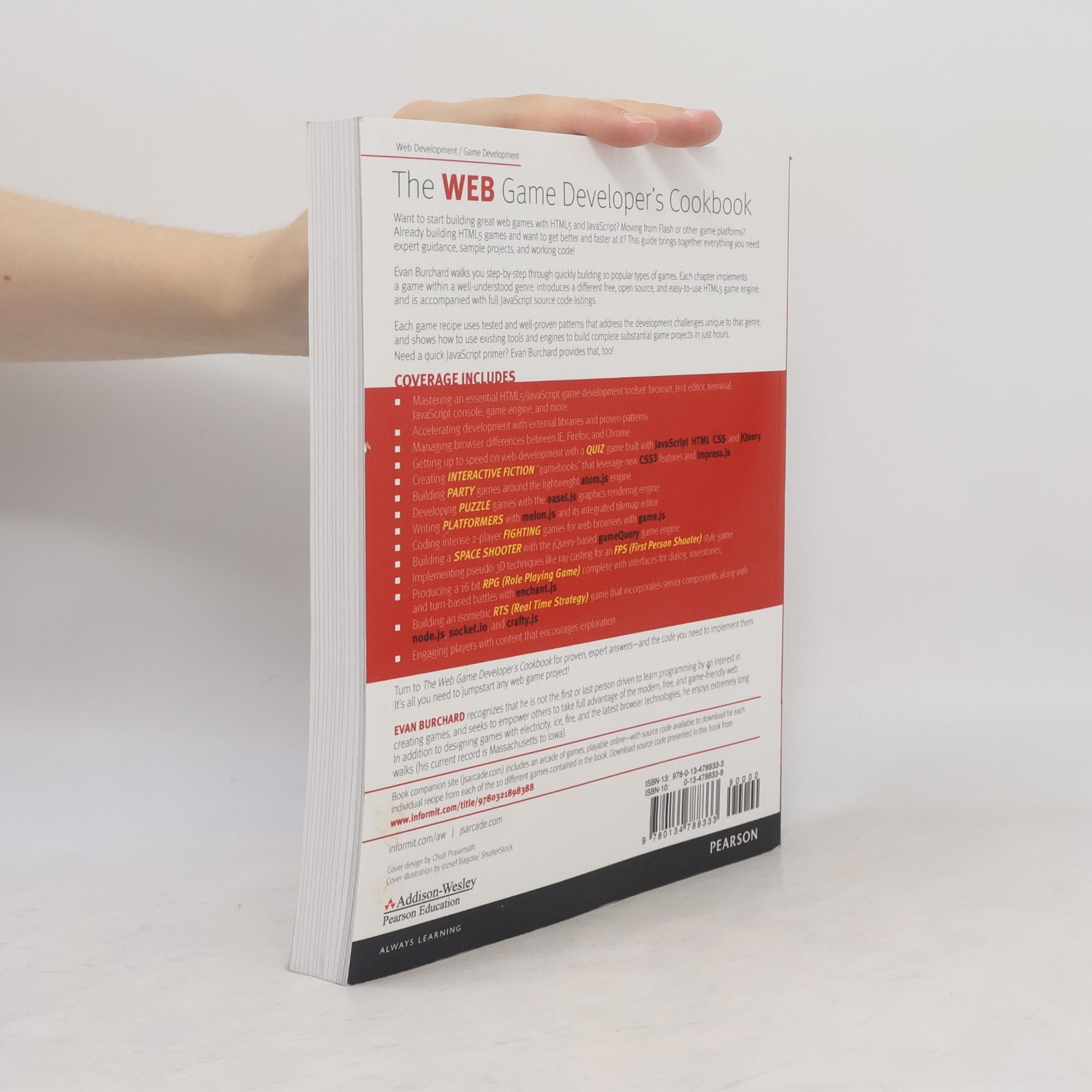 EVAN BURCHARD The Web Game Developer's Cookbook