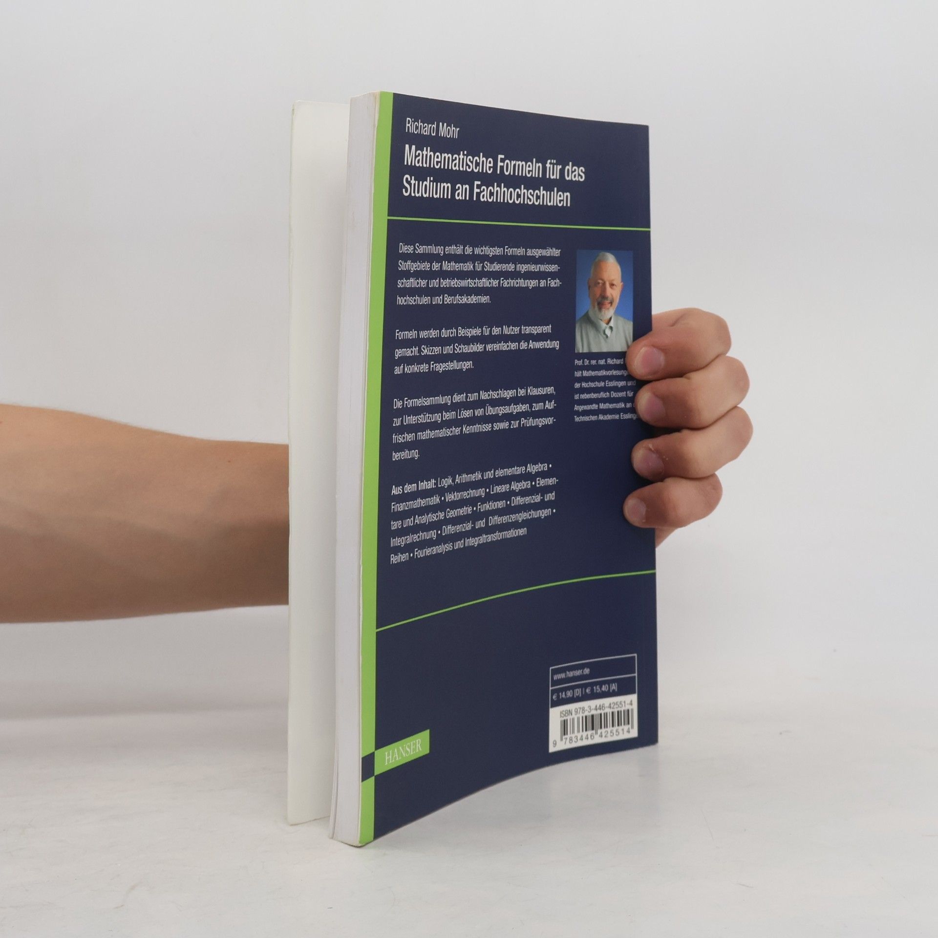 Richard Mohr Mathematische Formeln für das Studium an Fachhochschulen