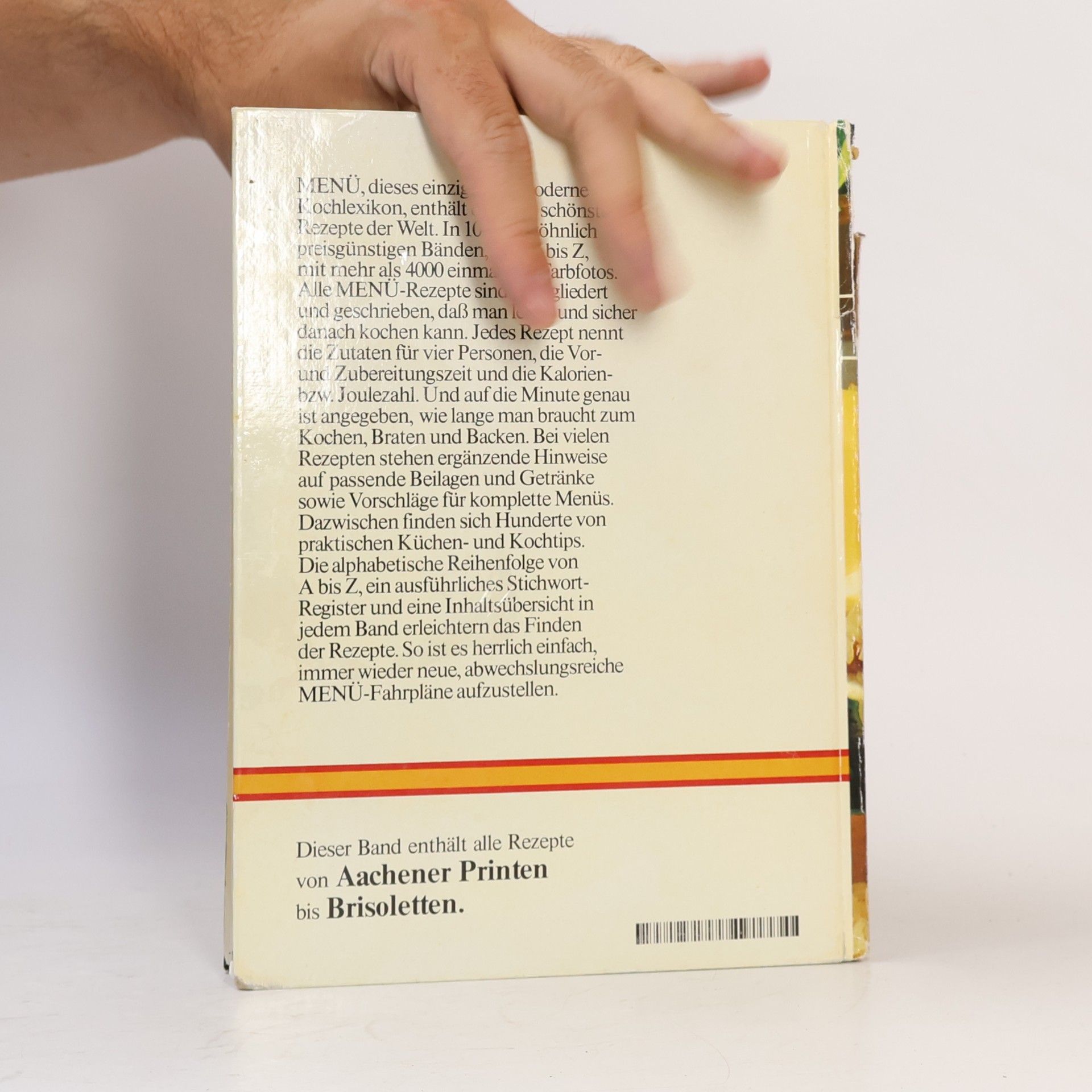 Collectif d'auteurs Menu. Das groβe moderne Kochlexikon 1