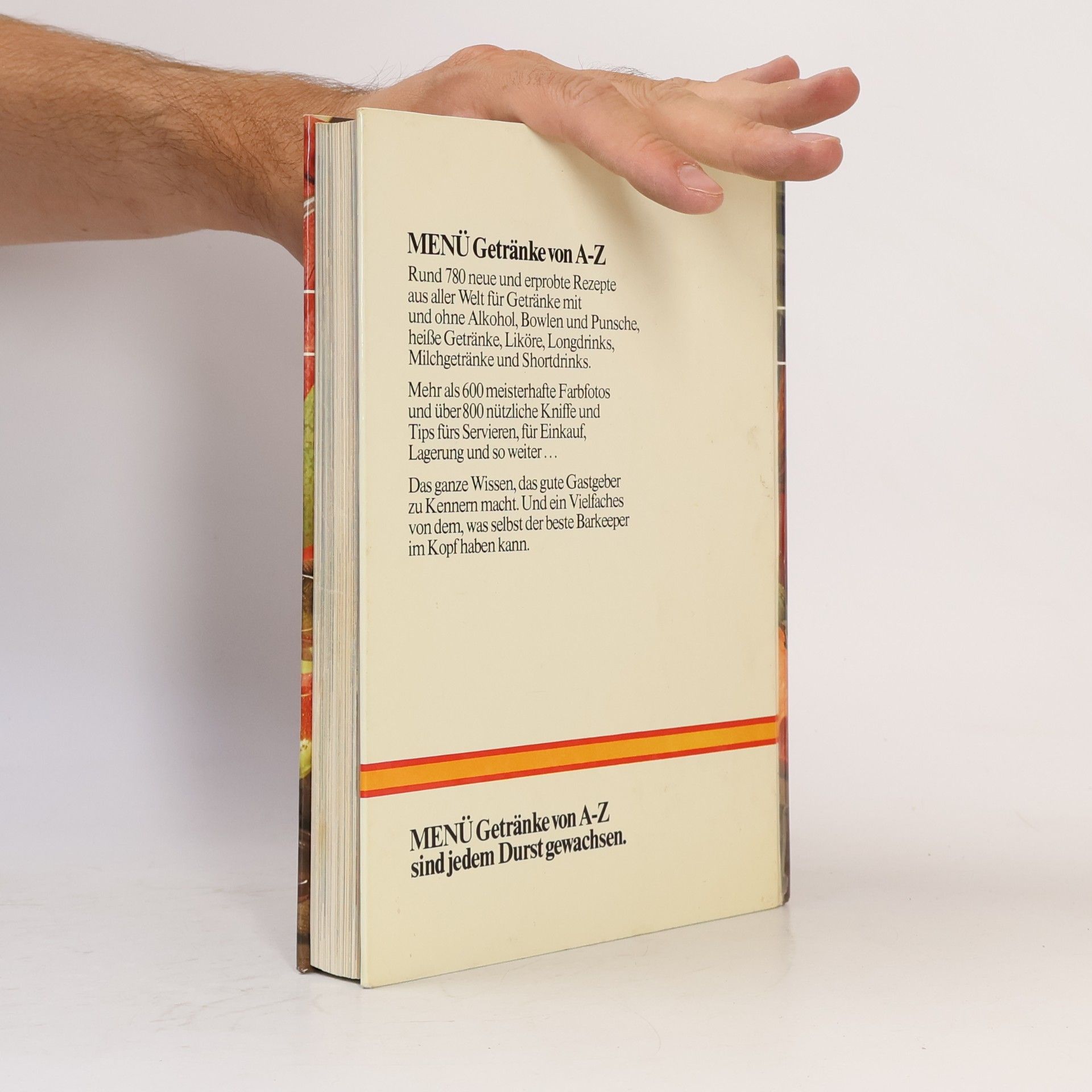 Autorenkollektiv Menu. Getränke von A-Z
