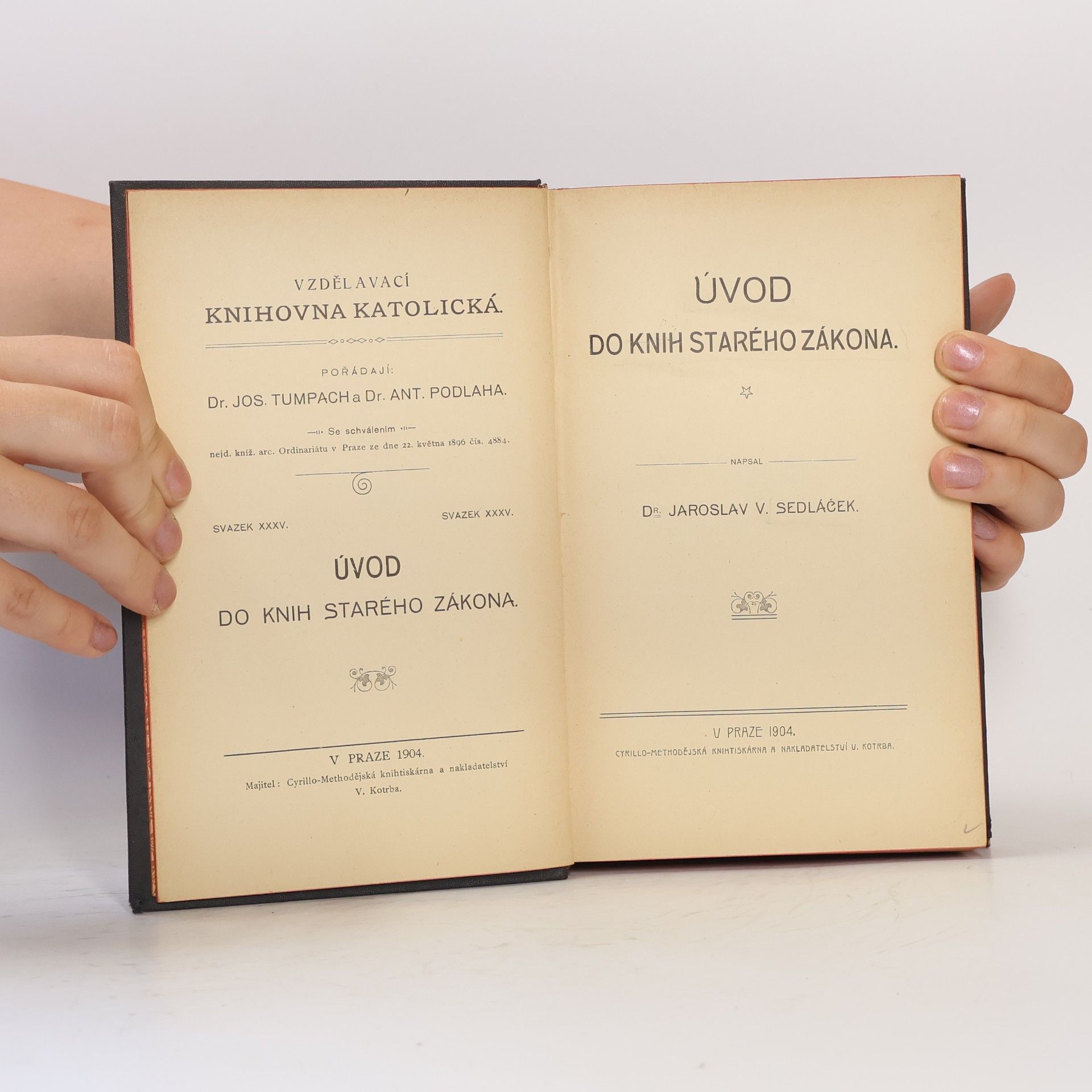 Jaroslav V. Sedláček Úvod do knih Starého zákona
