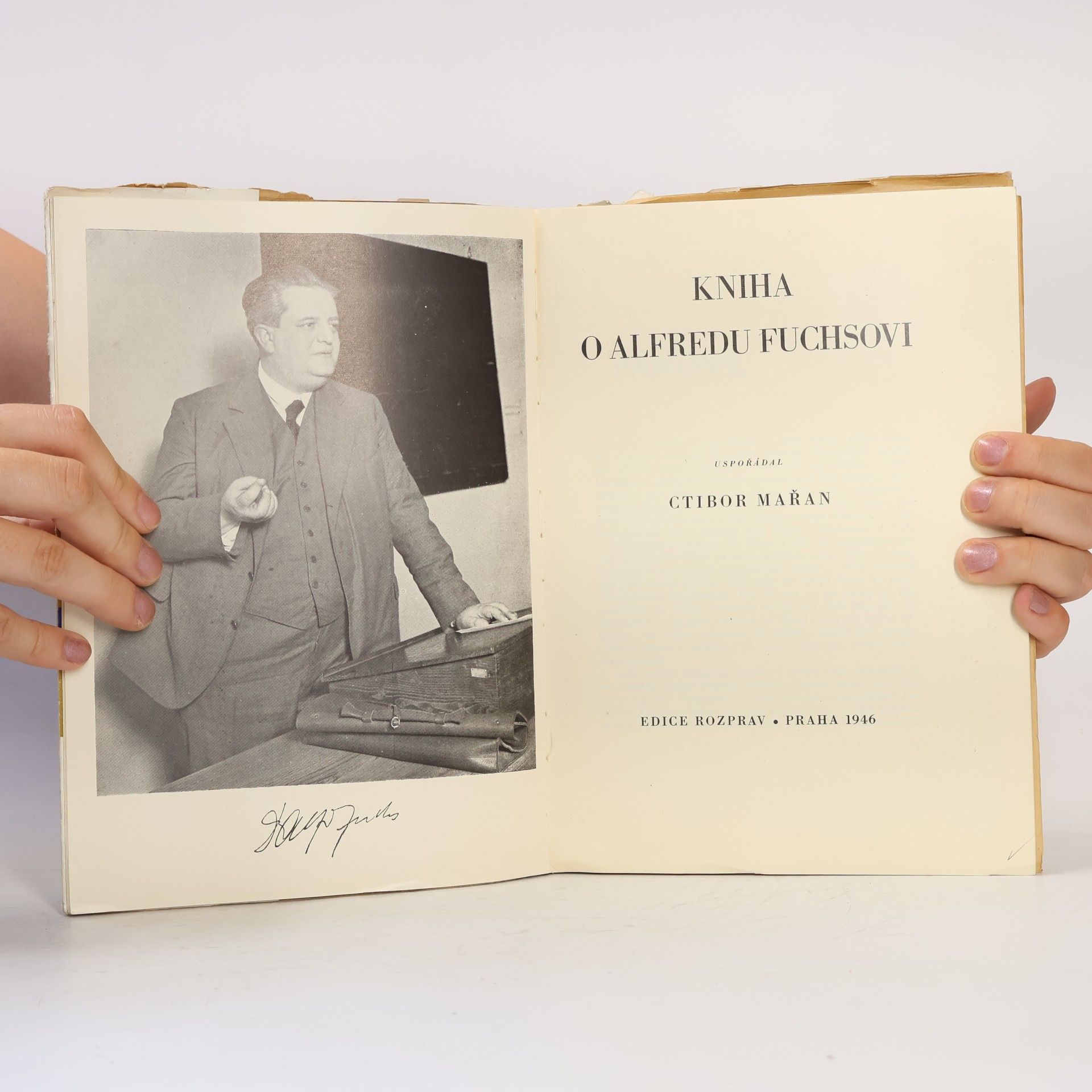 Ctibor Mařan Kniha o Alfredu Fuchsovi