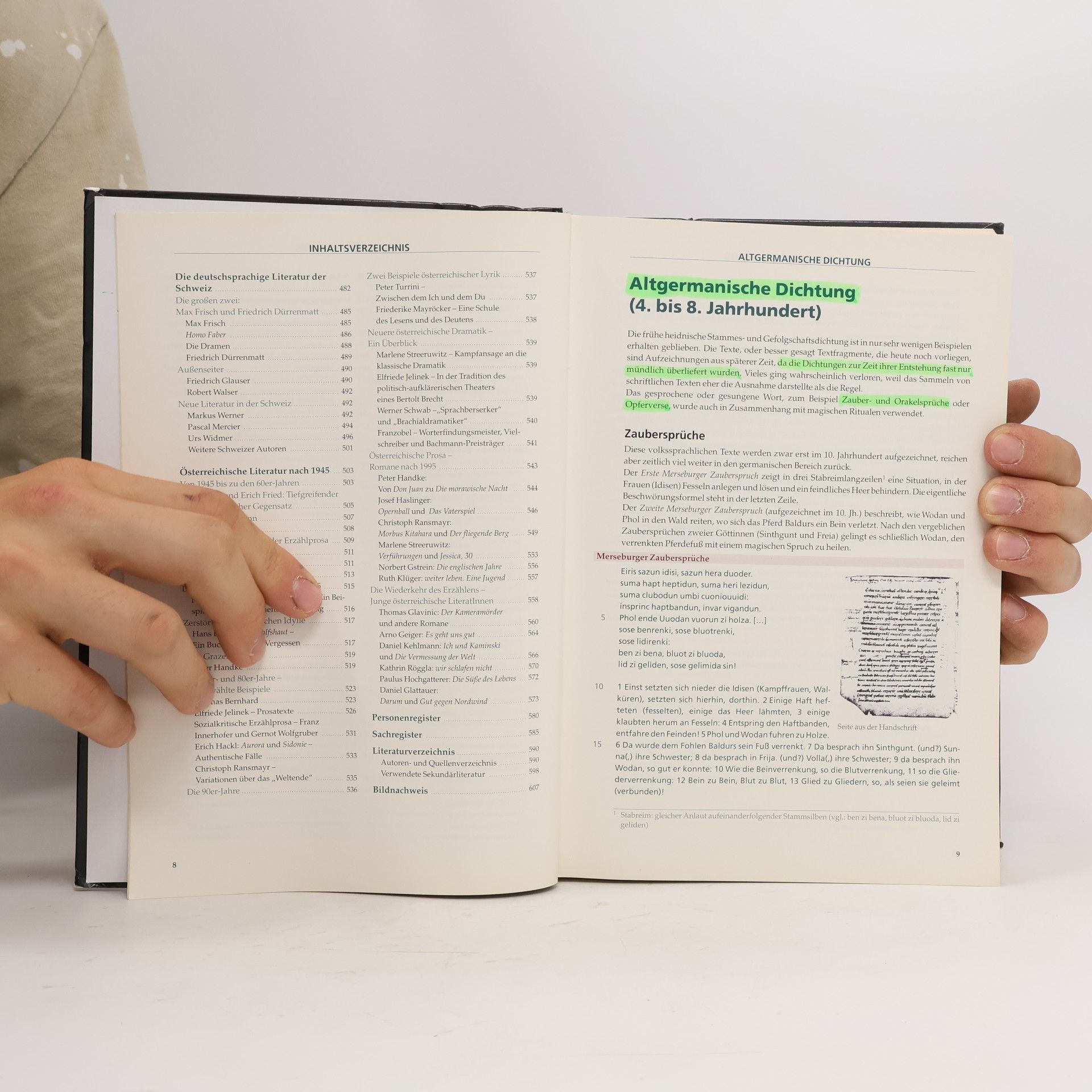 Gerald Rainer Stichwort Literatur: Geschichte der deutschsprachigen Literatur