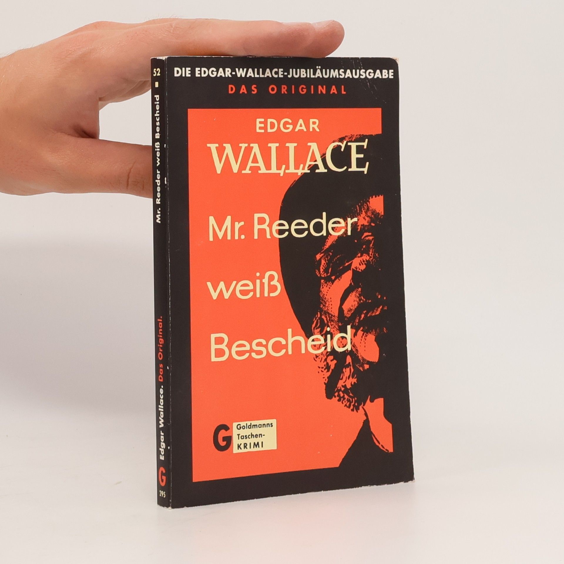 Edgar Wallace M[iste]r Reeder weiss Bescheid