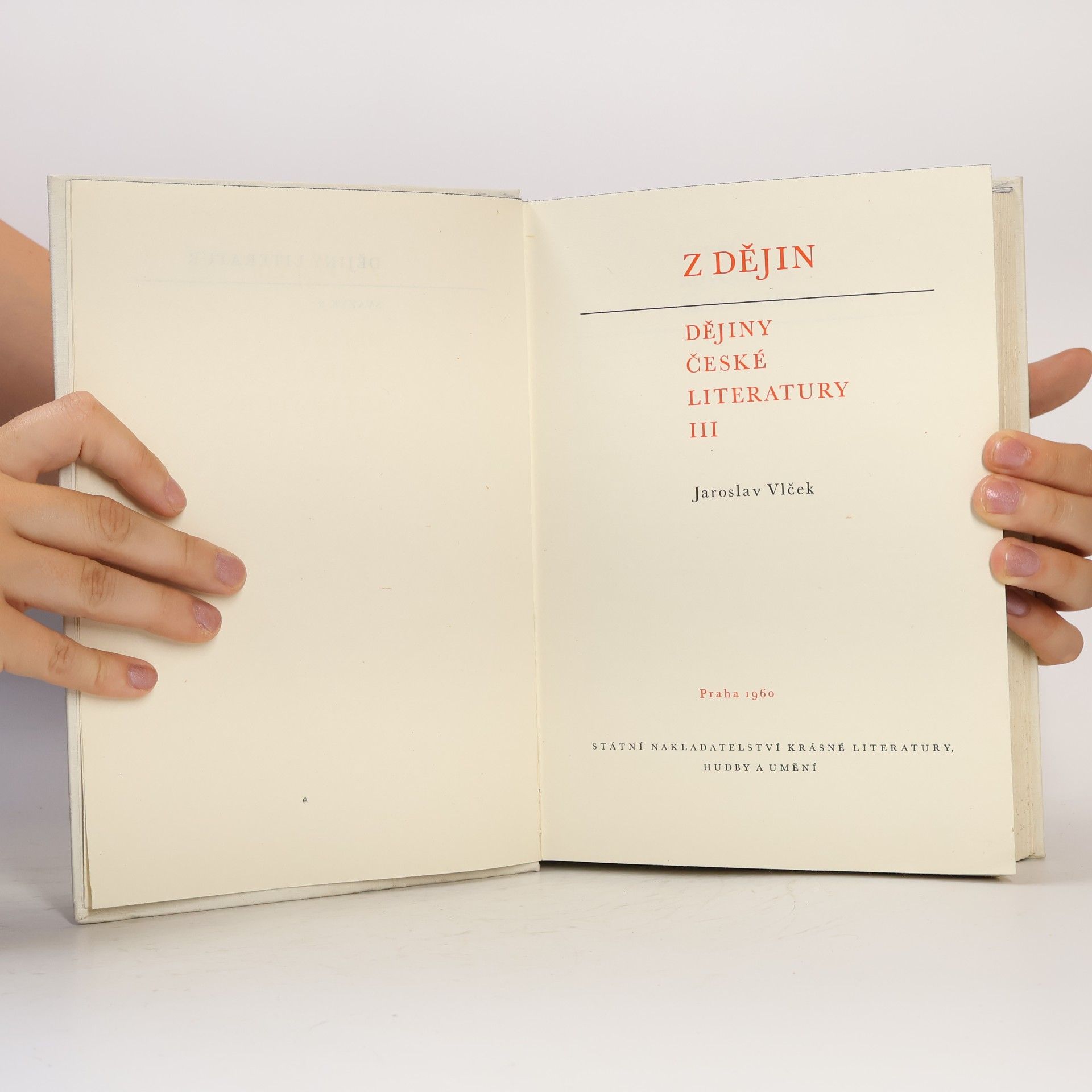 Jaroslav Čermák Dějiny české literatury III