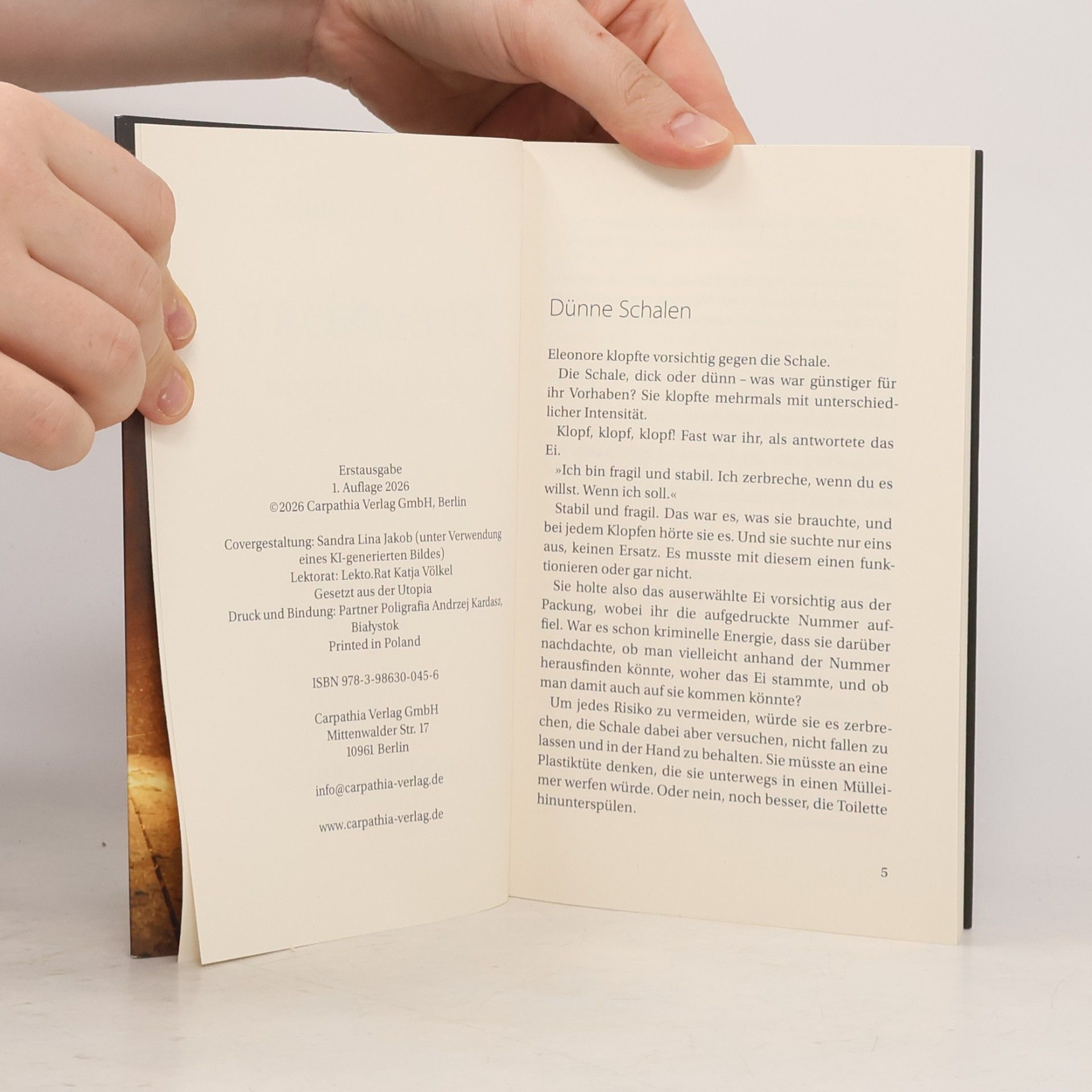 Claudia Oblok Eleonore: Novelle von der Klausnerin