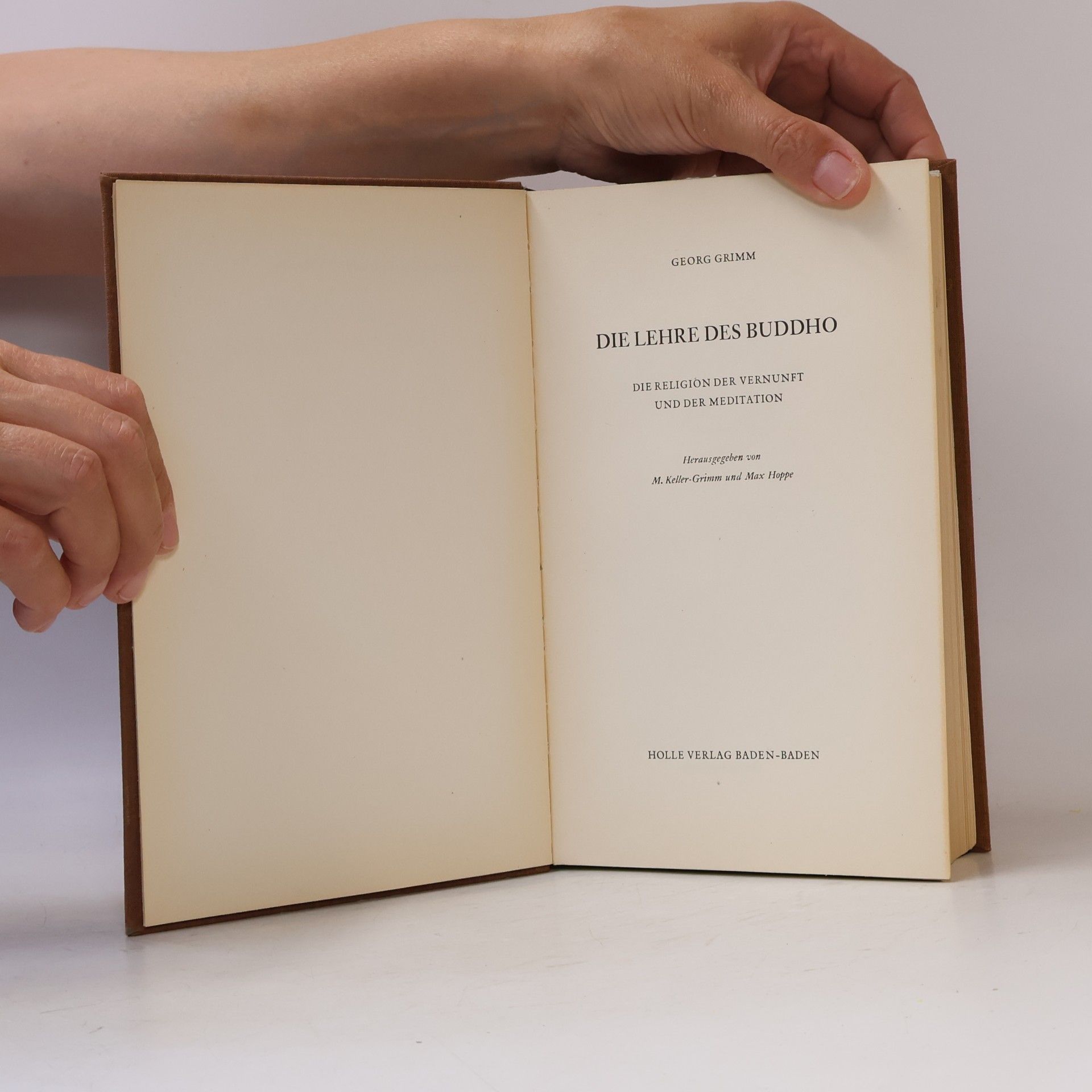 Georg Grimm Die Lehre des Buddho
