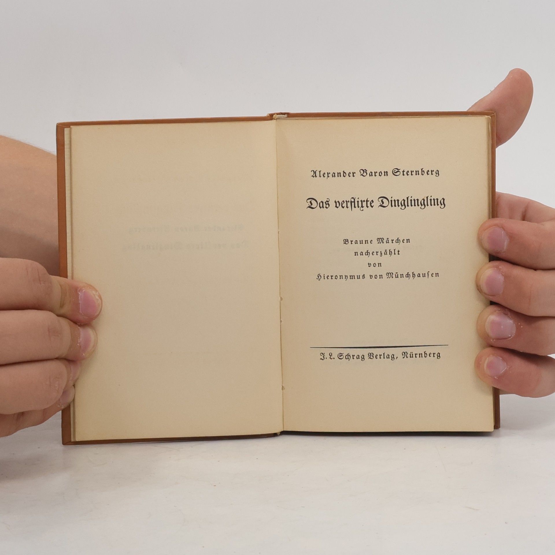 Alexander Baron Sternberg Das verführte Dinglingling