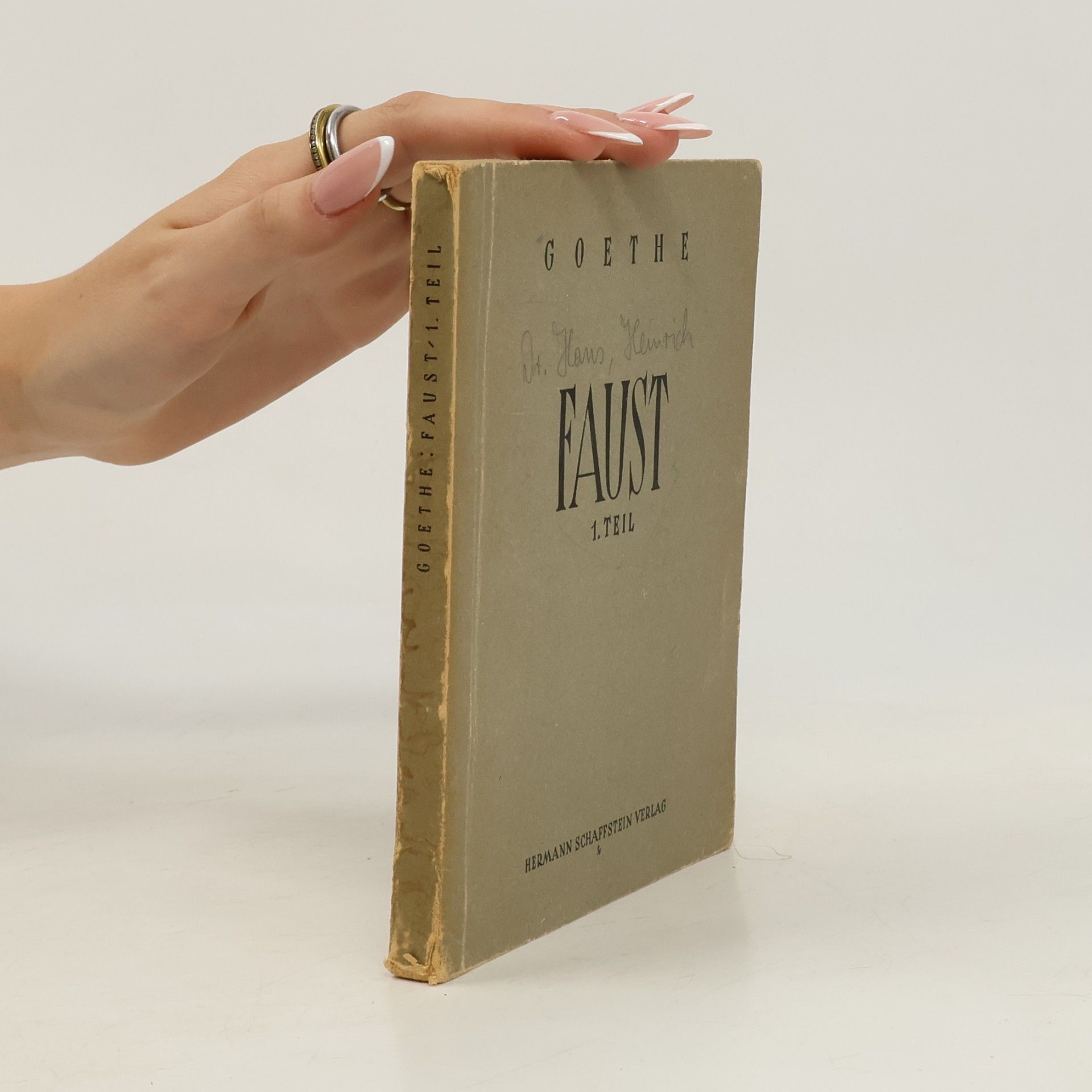 Johann Wolfgang von Goethe Faust 1