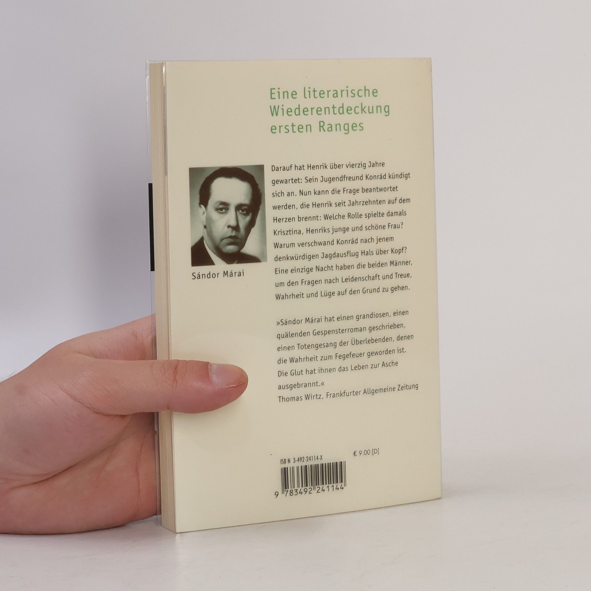 Sándor Márai Die Glut
