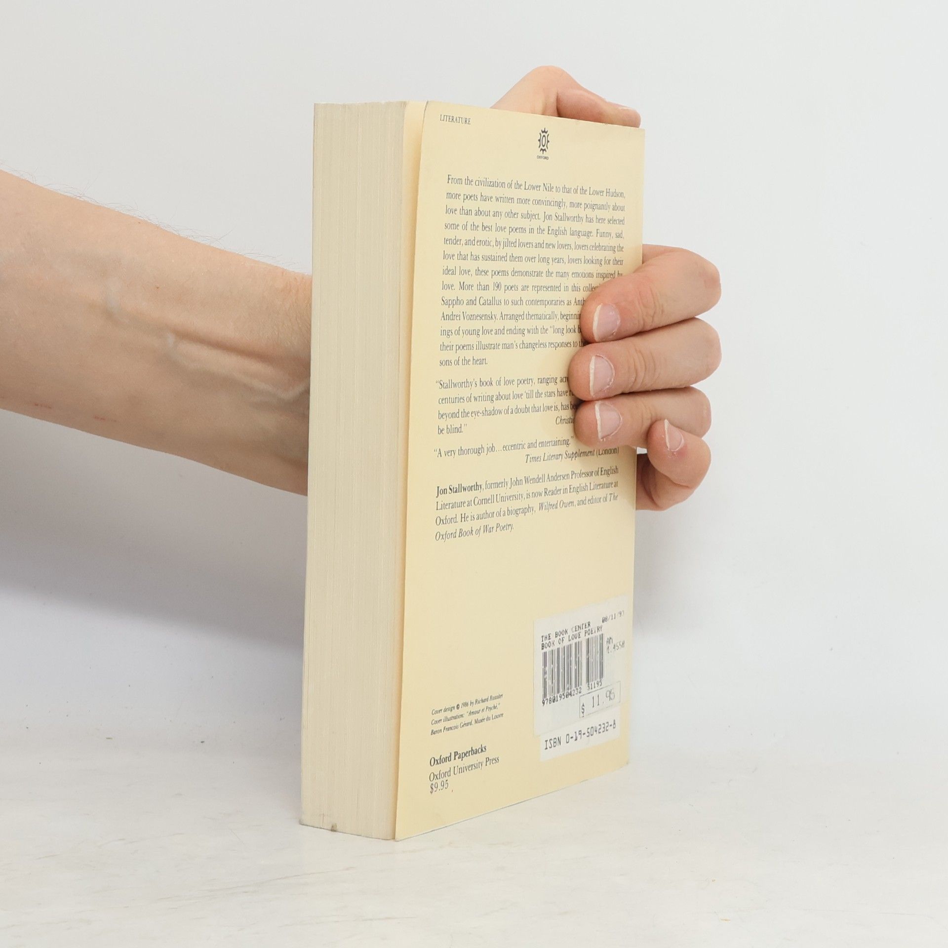 Jon Stallworthy A Book of Love Poetry
