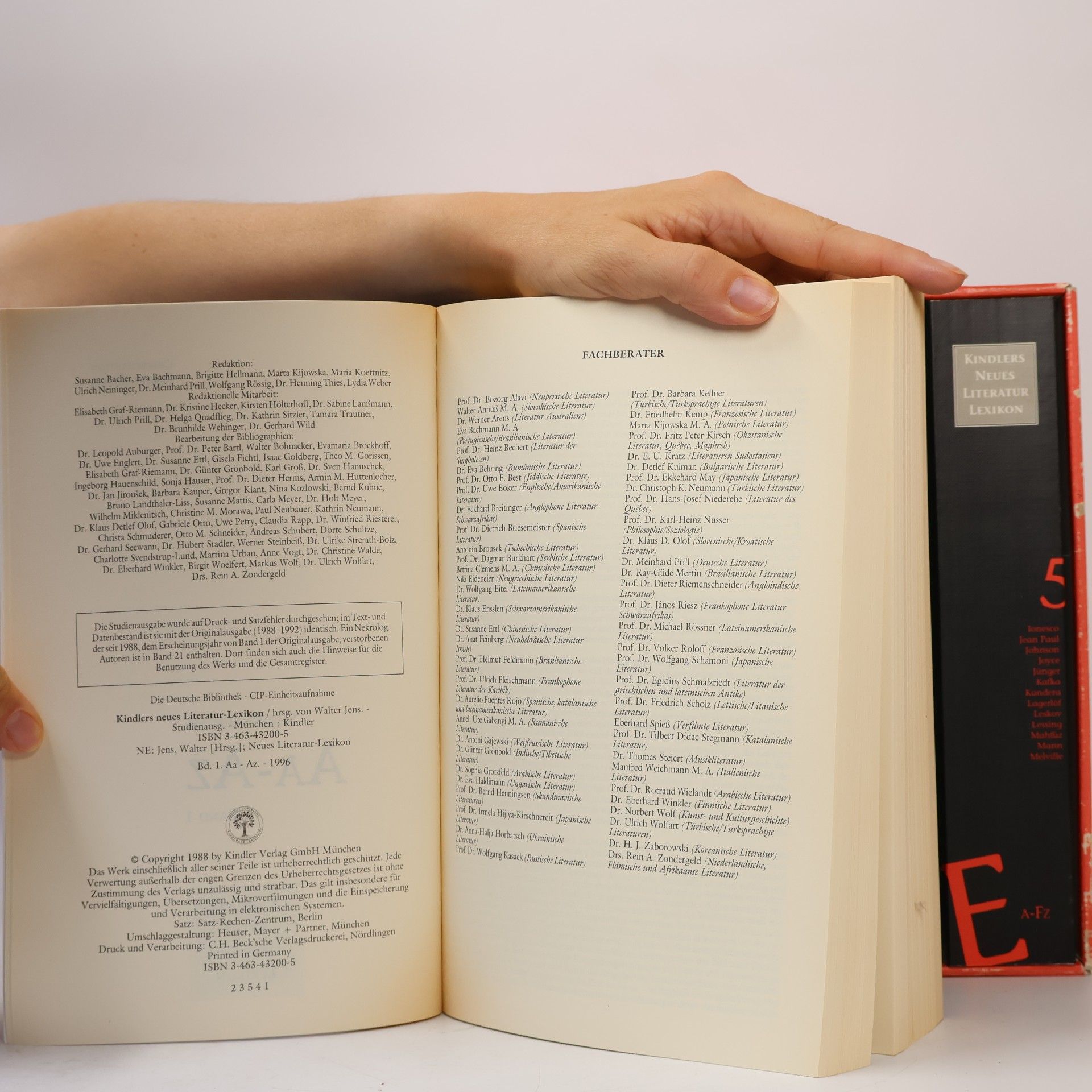 Walter Jens Kindlers neues Literatur Lexikon