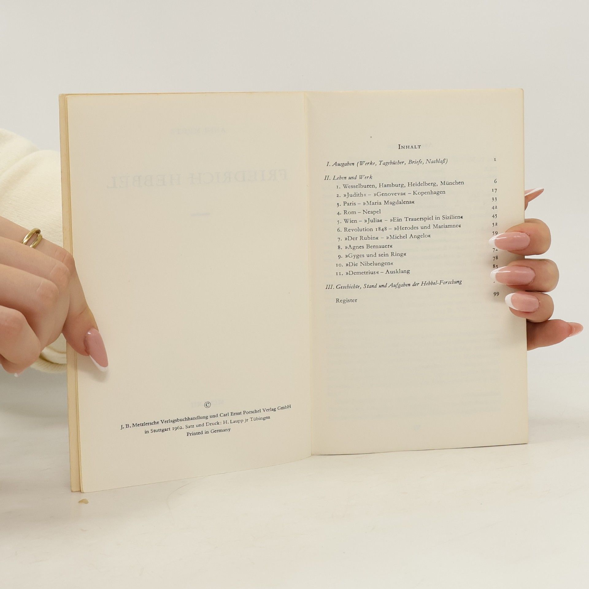 Anni Meetz Friedrich Hebbel
