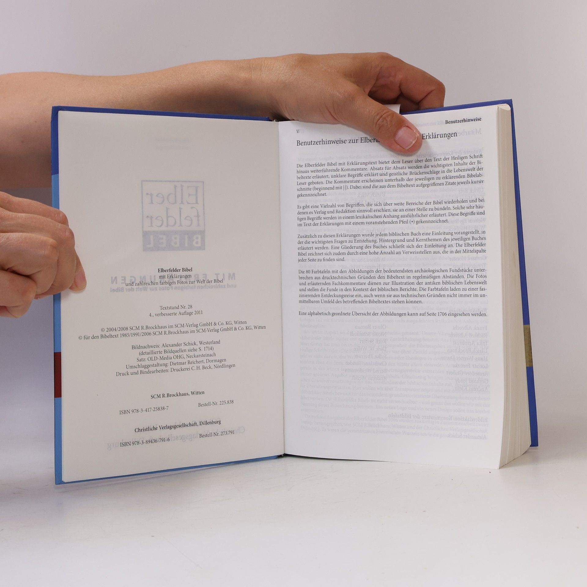 Elberfelder Bibel mit Erklärungen. Übersetzung 2006