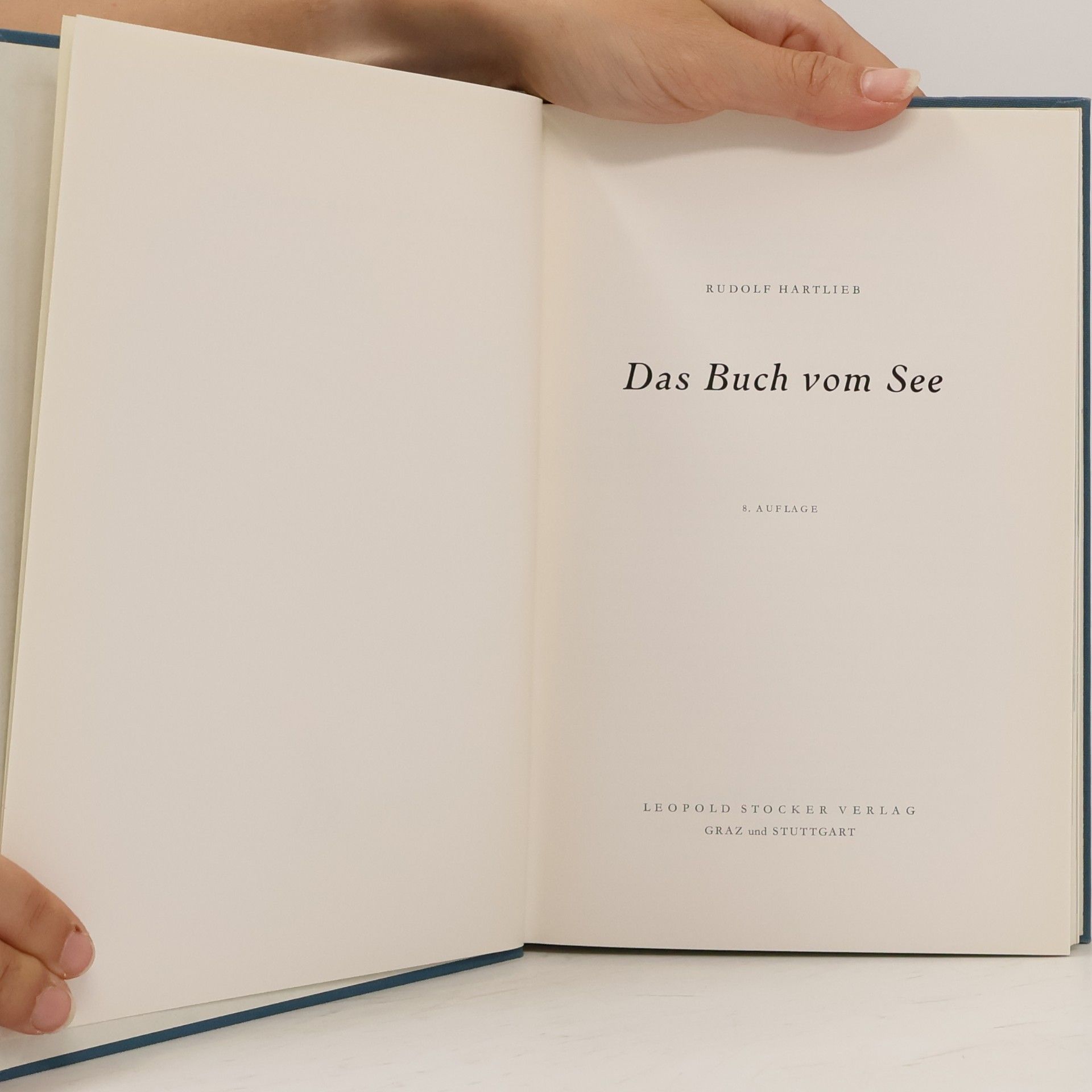 Rudolf Hartlieb Das Buch vom See