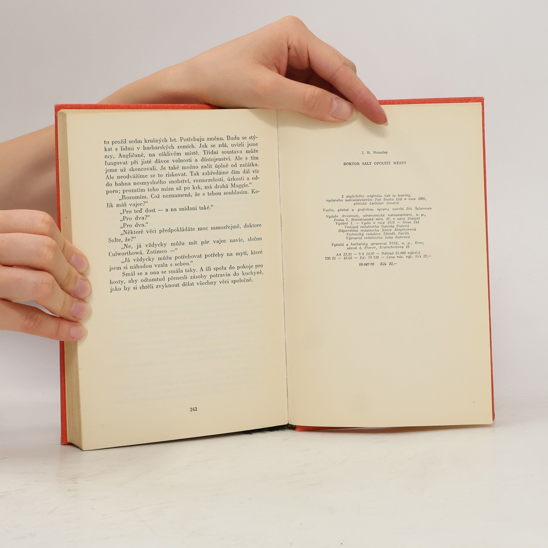 J. B. Priestley Doktor Salt opouští město