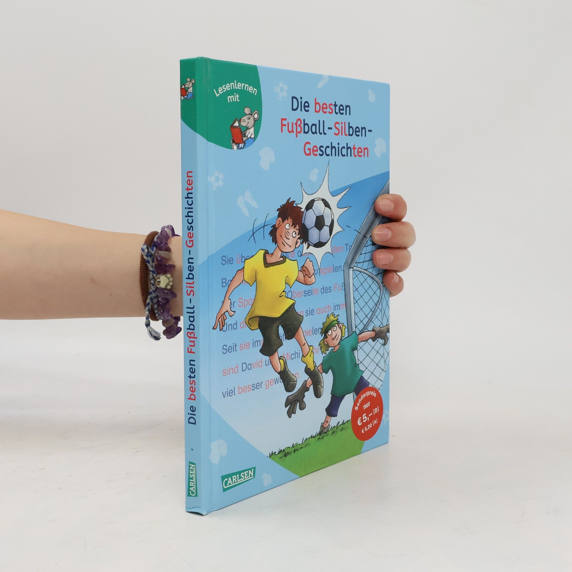 LESEMAUS zum Lesenlernen Sammelbände: Die besten Fußball-Silbengeschichten zum Lesenlernen