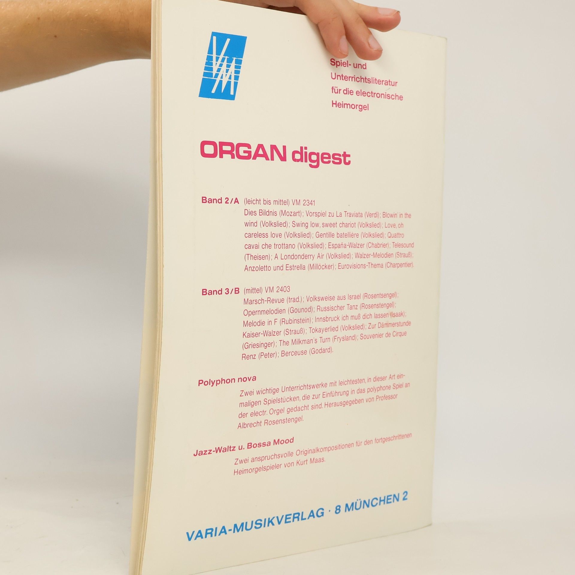 Autores varios Organ Digest 3/A