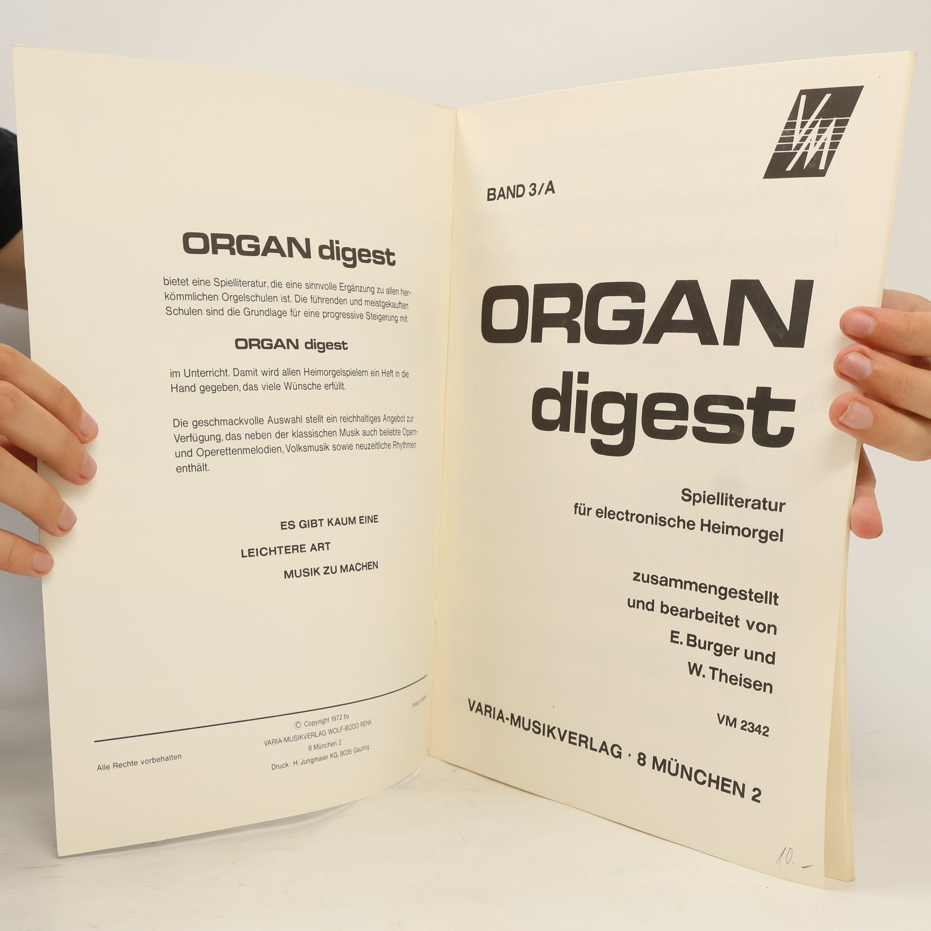 Autores varios Organ Digest 3/A