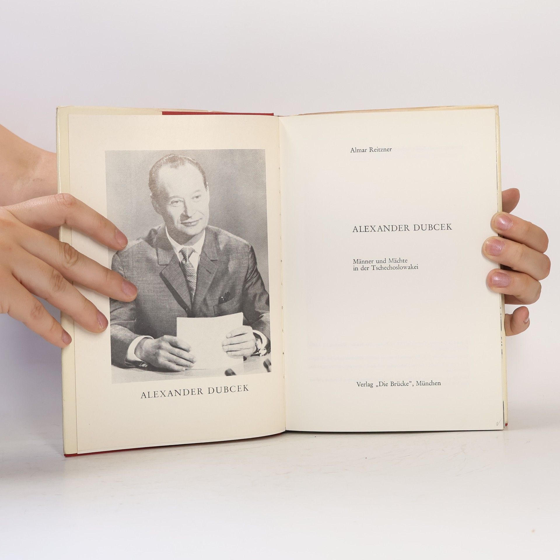 Almar Reitzner Alexander Dubcek