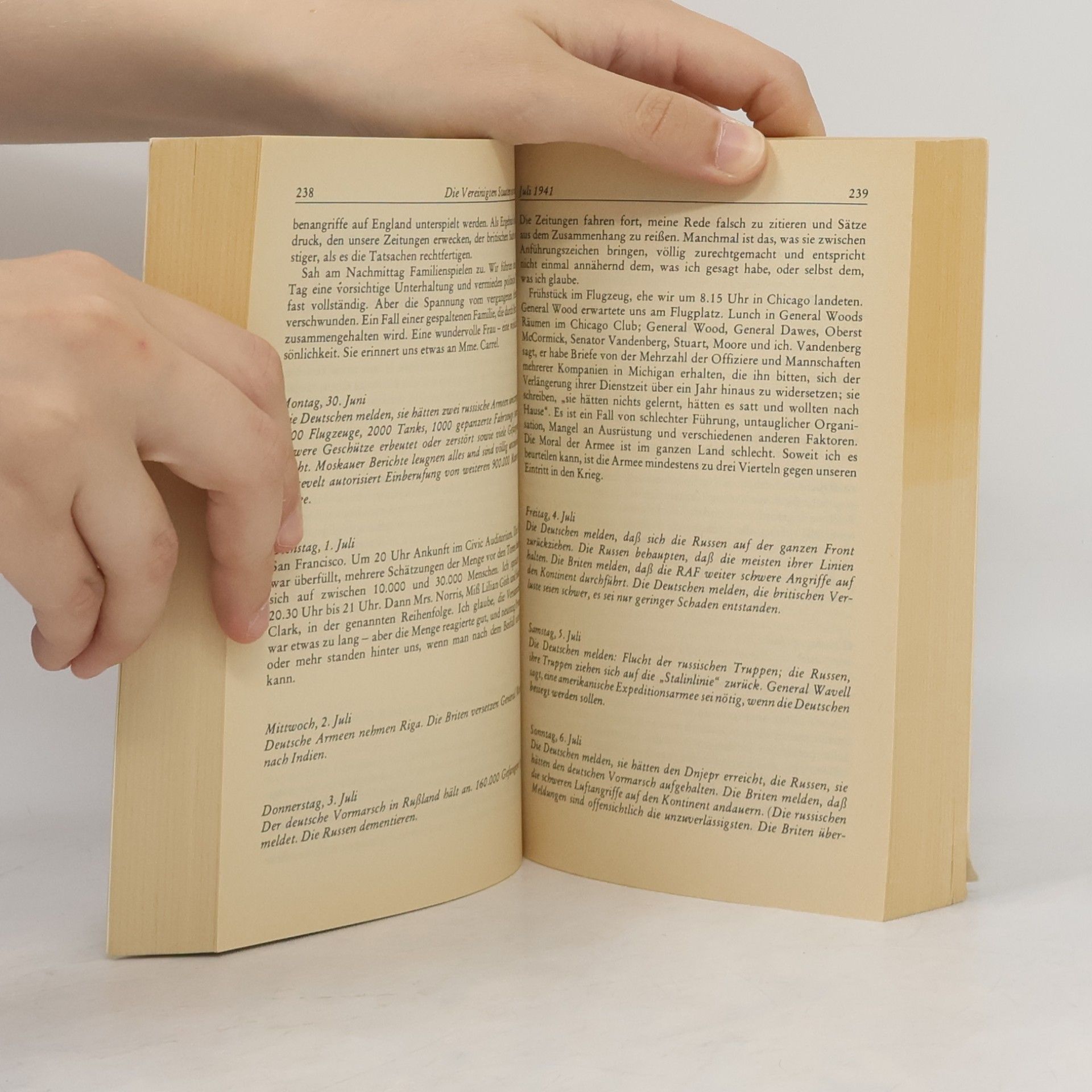 Charles A. Lindbergh Kriegstagebuch